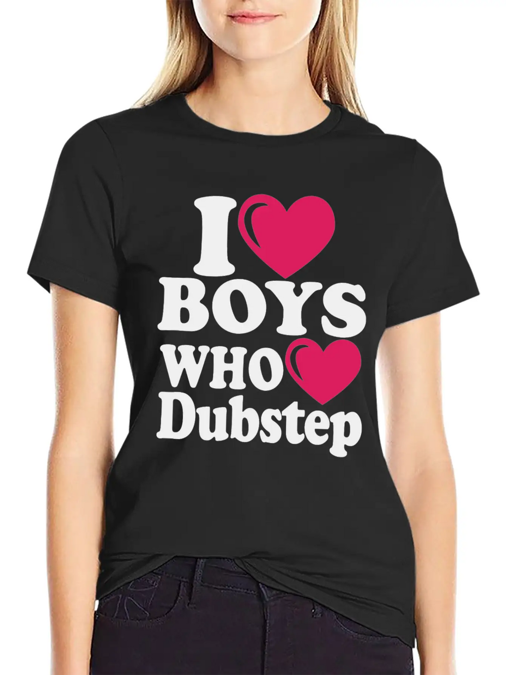 01 I Heart Boys Dubstep Copy Classic Cotton Tee – Unisex Comfort For Any Season