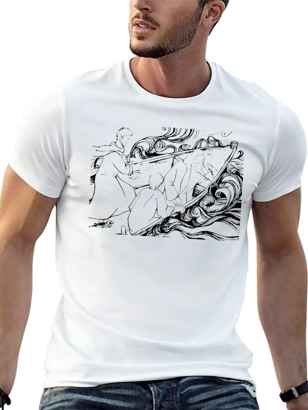 03 Mark 4:3541 02 Classic Crew Neck Graphic Tee – Everyday Minimal Look