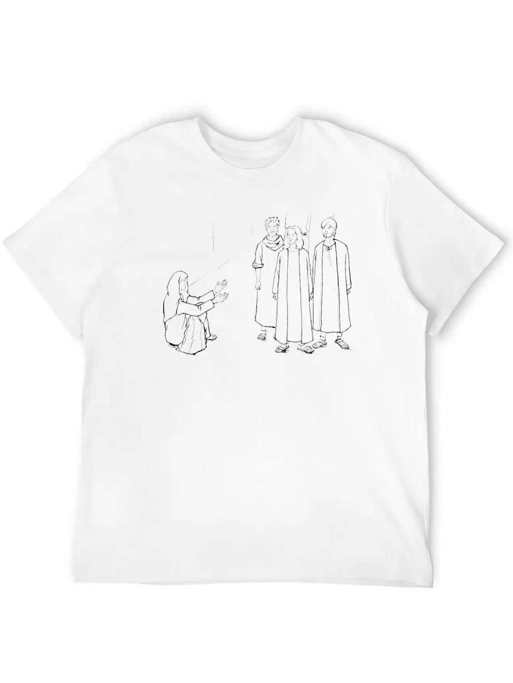 06 Mark 10:4652 01 Classic Crew Neck Graphic Tee – Everyday Minimal Look