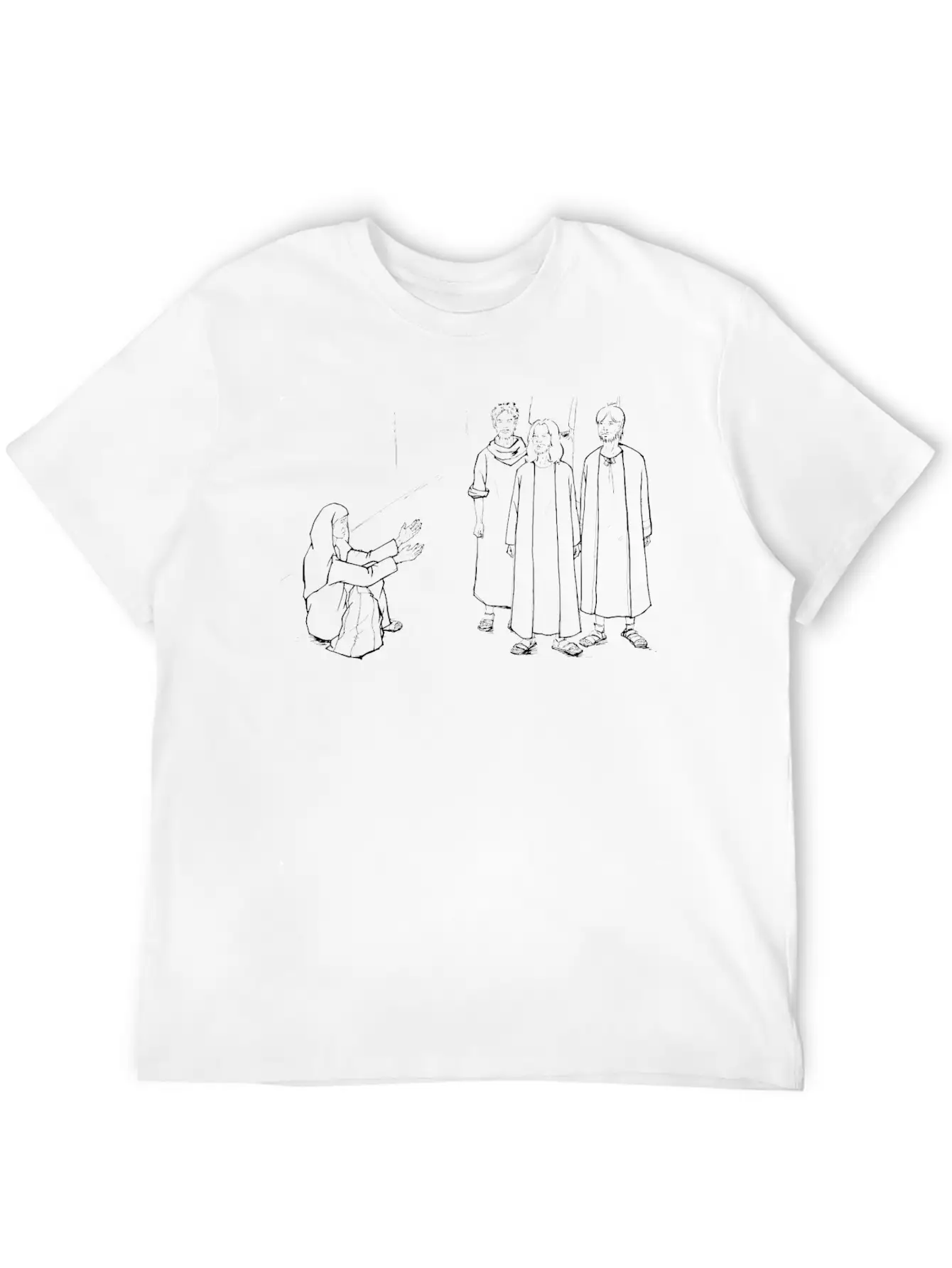 06 Mark 10:4652 01 Classic Crew Neck Graphic Tee – Everyday Minimal Look