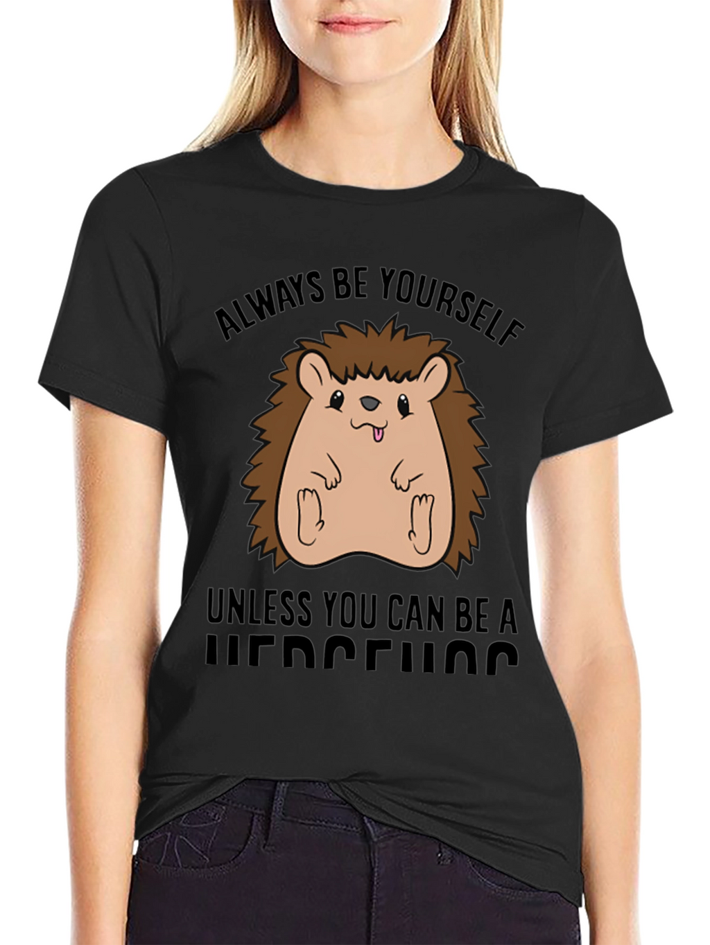 Always Be Yourself Hedgehog Graphic Tee