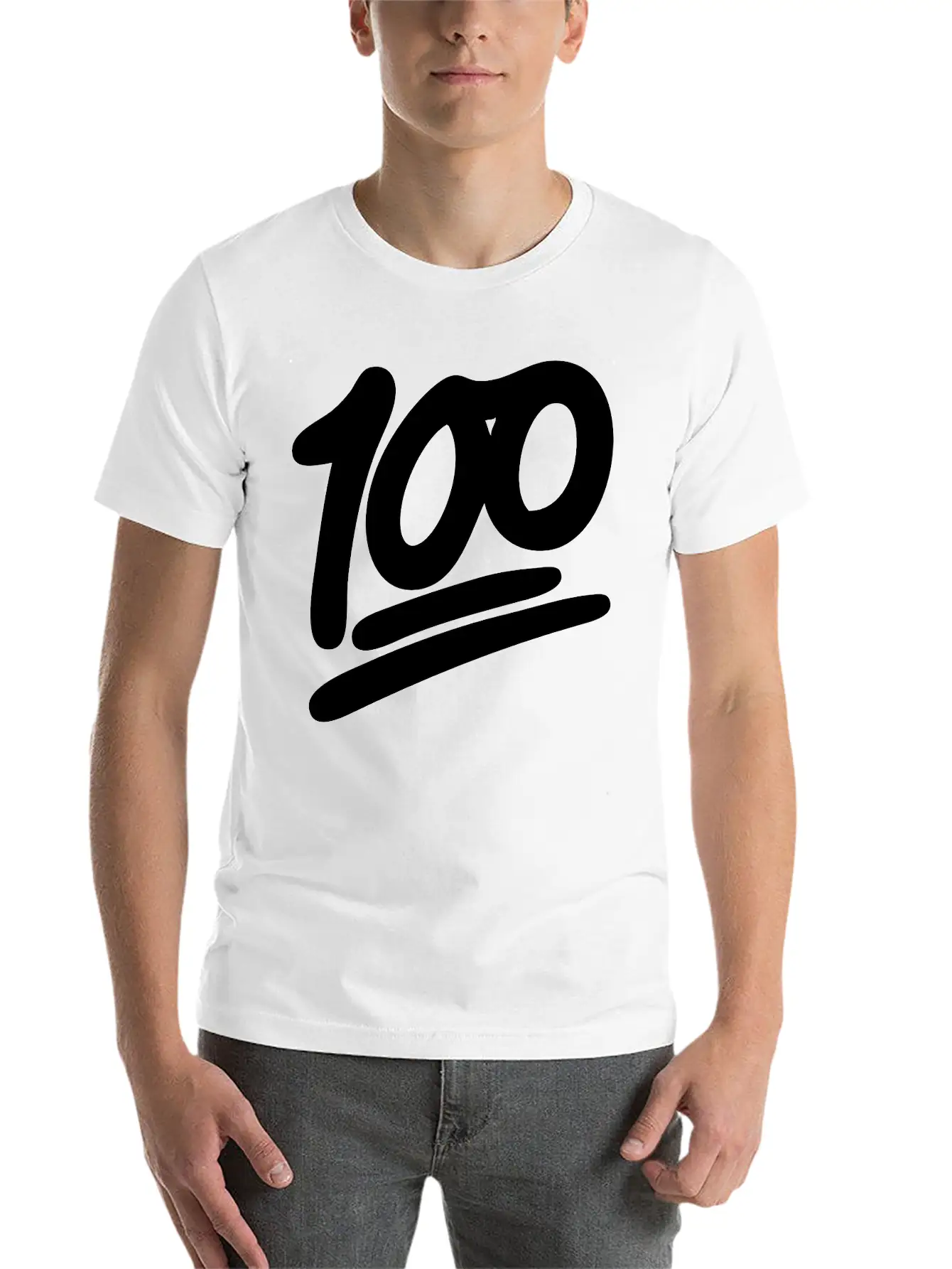 1 To 100 Comfortable Minimalist Graphic Tee – Summer Style Essential