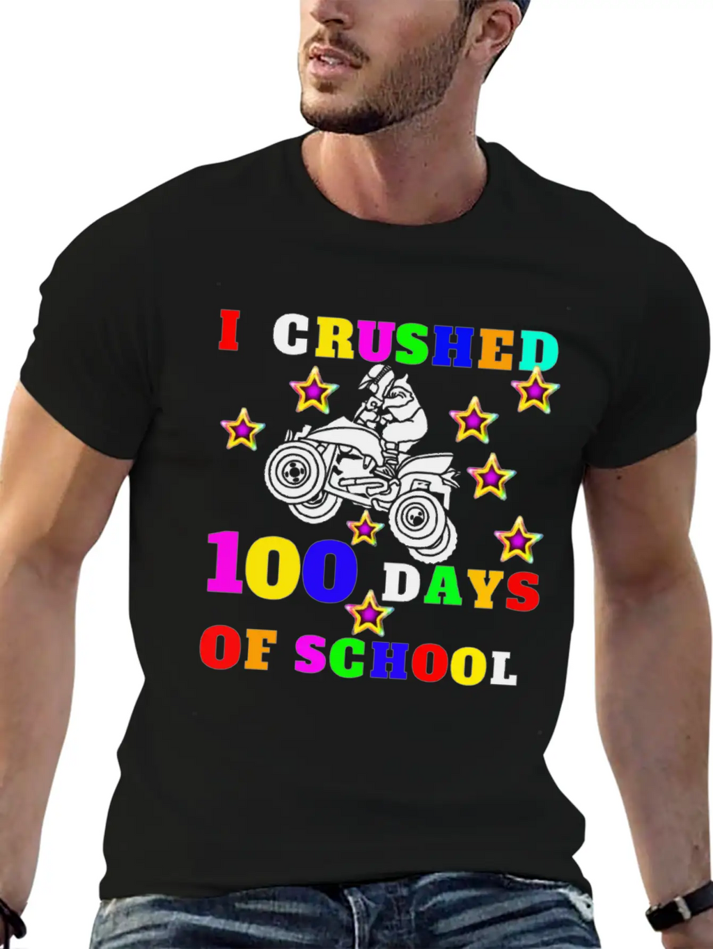 100 Days Of Fun Classic Fit Graphic Tee For Daily Comfort – Unisex Cotton Shirt