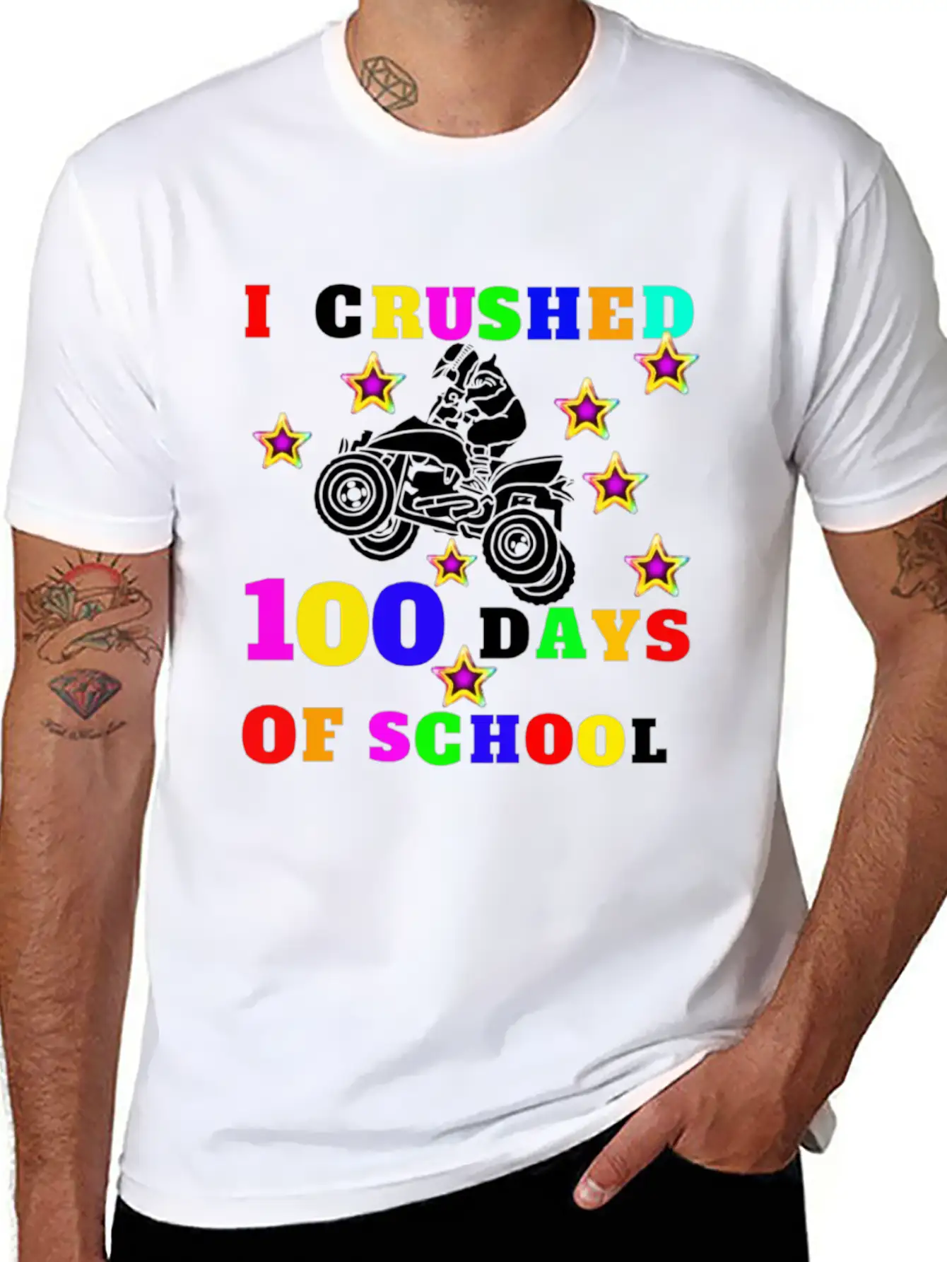 100 Days Of Fun Classic Fit Graphic Tee For Daily Comfort – Unisex Cotton Shirt