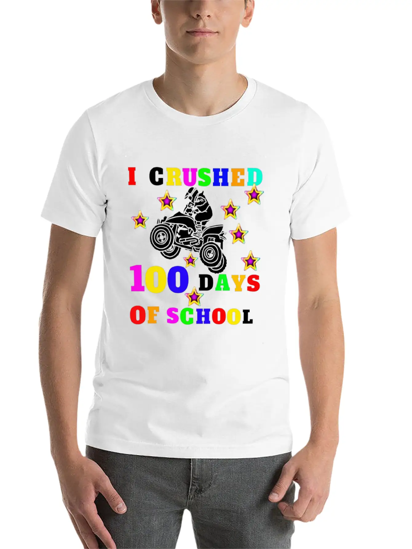 100 Days Of Fun Classic Fit Graphic Tee For Daily Comfort – Unisex Cotton Shirt