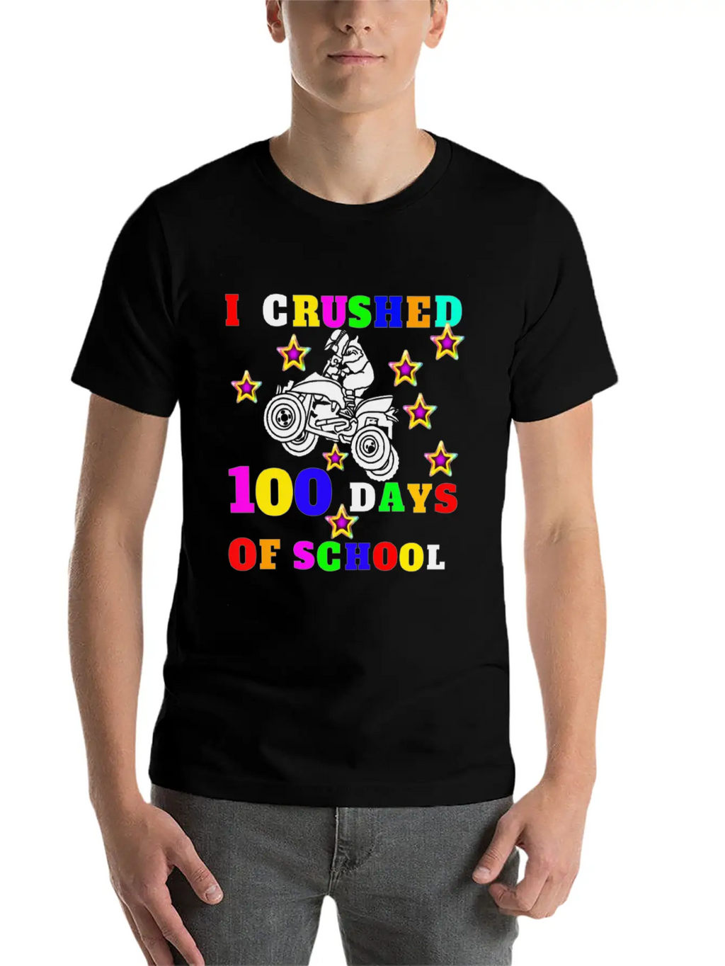 100 Days Of Fun Classic Fit Graphic Tee For Daily Comfort – Unisex Cotton Shirt