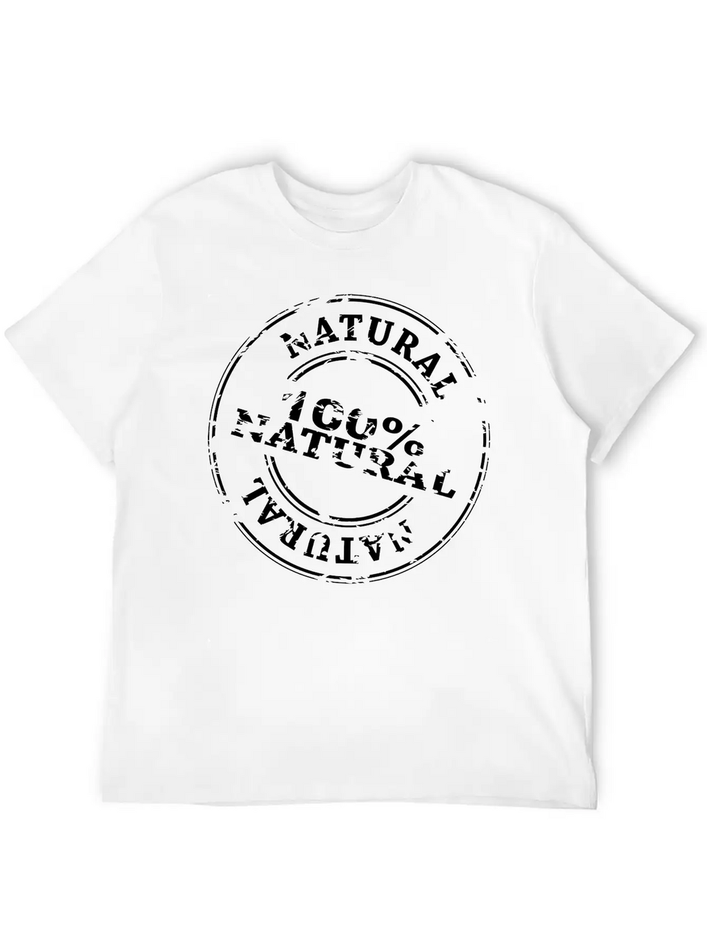 100% Natural Basic Graphic T-Shirt – Daily Comfort In Soft Cotton