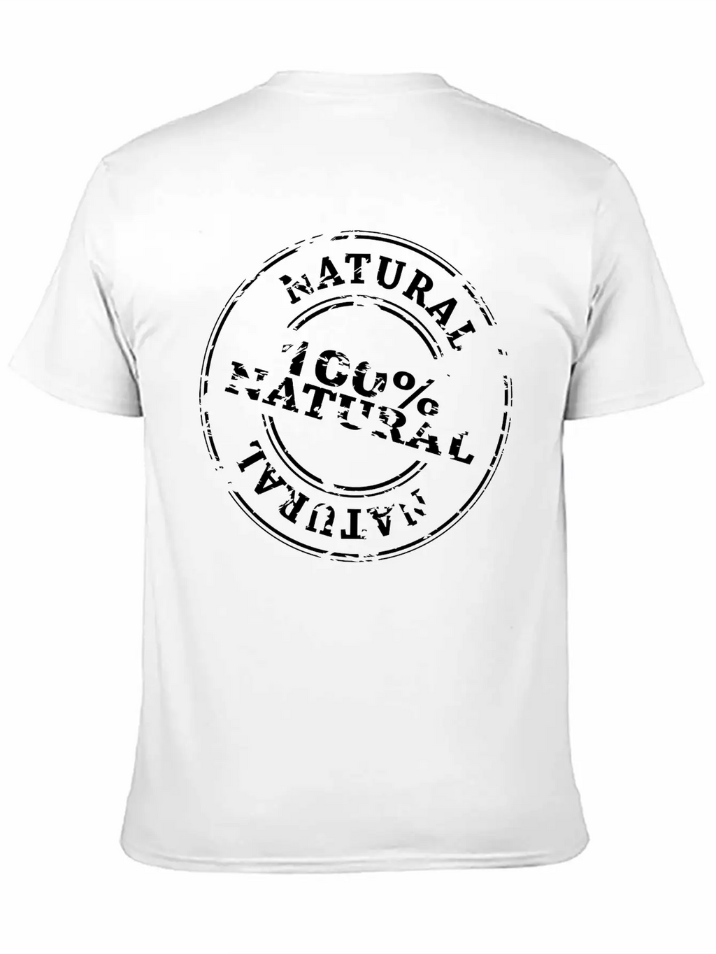 100% Natural Basic Graphic T-Shirt – Daily Comfort In Soft Cotton