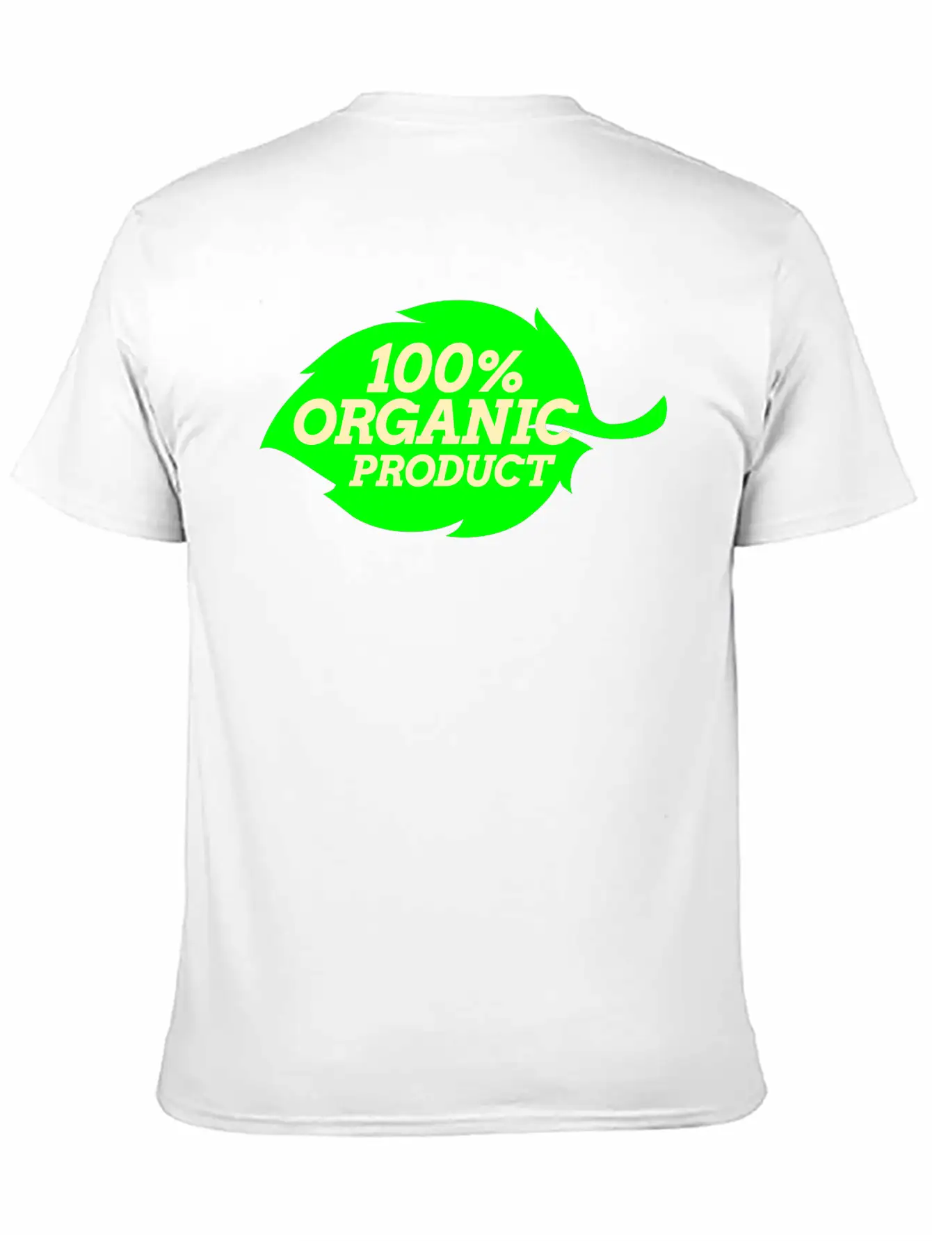 100% Organic Logo Simple Everyday Graphic Tee – Lightweight Summer Wear