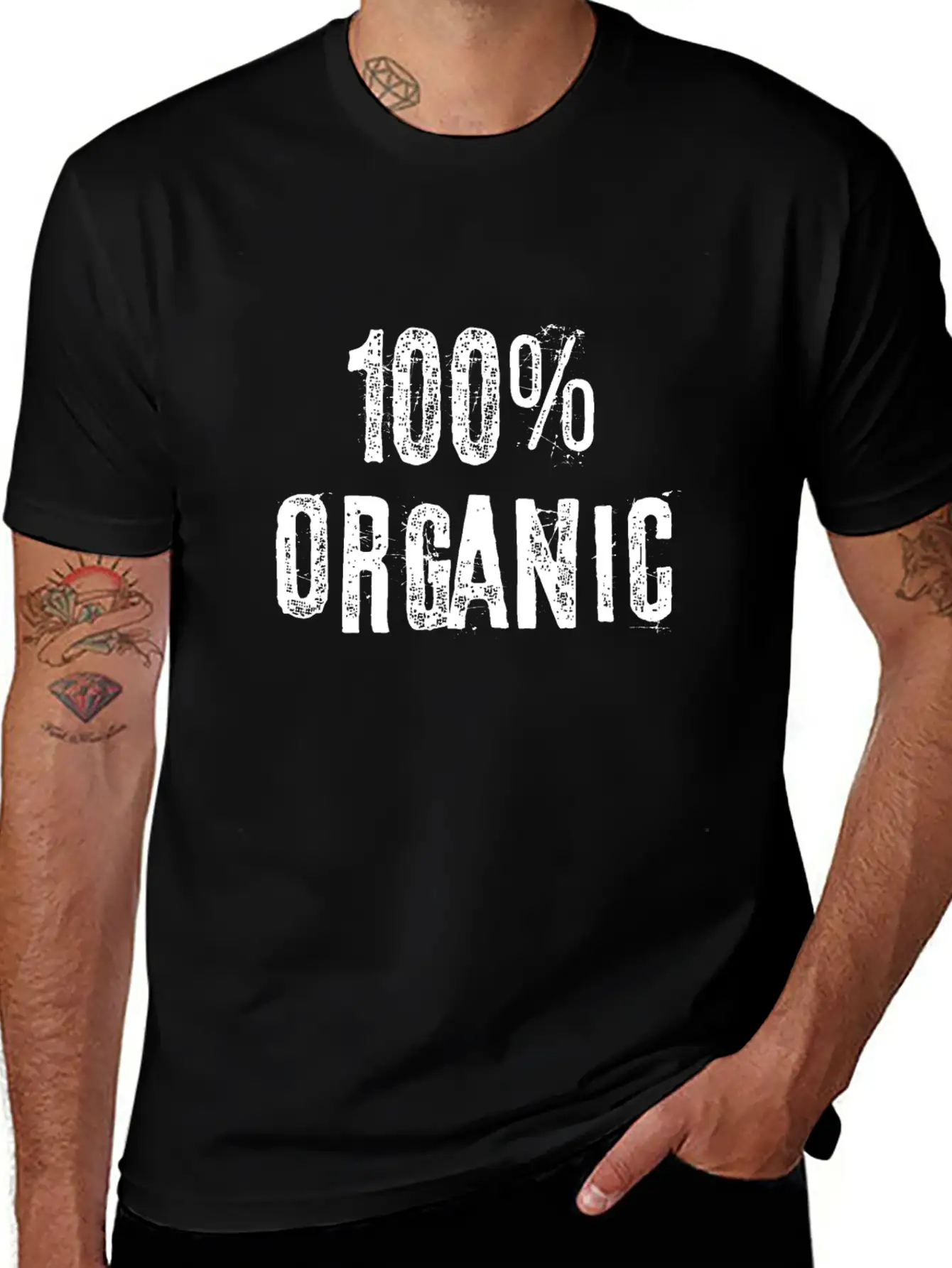 100 Percent Organic Classic Fit Graphic Tee For Daily Comfort – Unisex Cotton Shirt