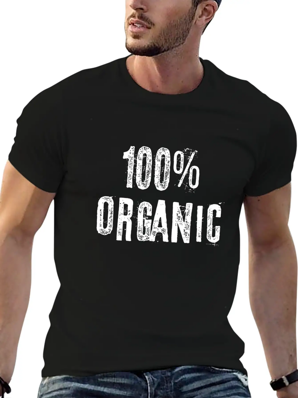 100 Percent Organic Classic Fit Graphic Tee For Daily Comfort – Unisex Cotton Shirt