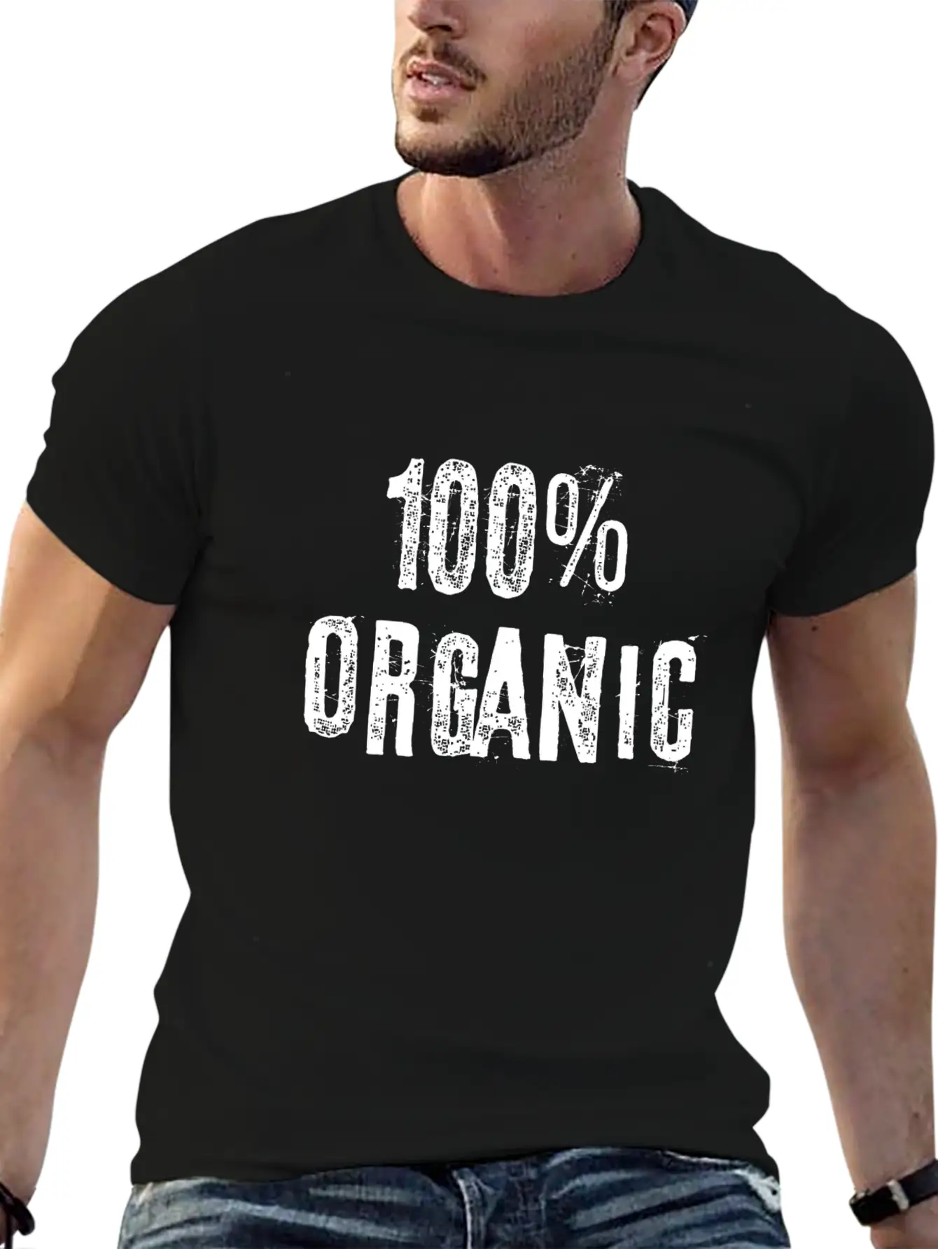 100 Percent Organic Classic Fit Graphic Tee For Daily Comfort – Unisex Cotton Shirt