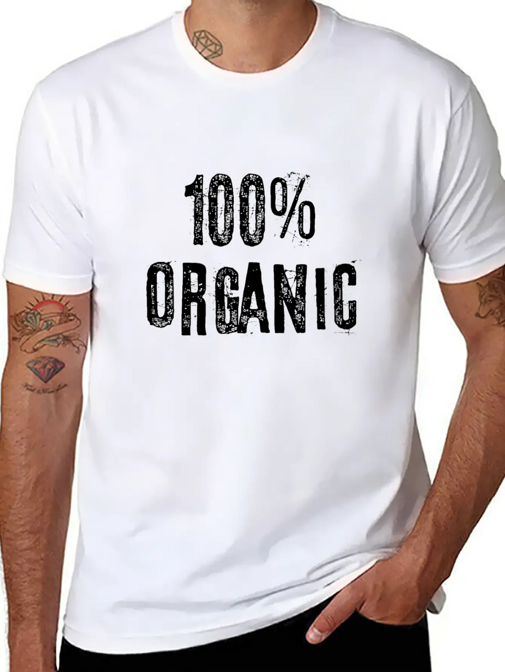 100 Percent Organic Classic Fit Graphic Tee For Daily Comfort – Unisex Cotton Shirt