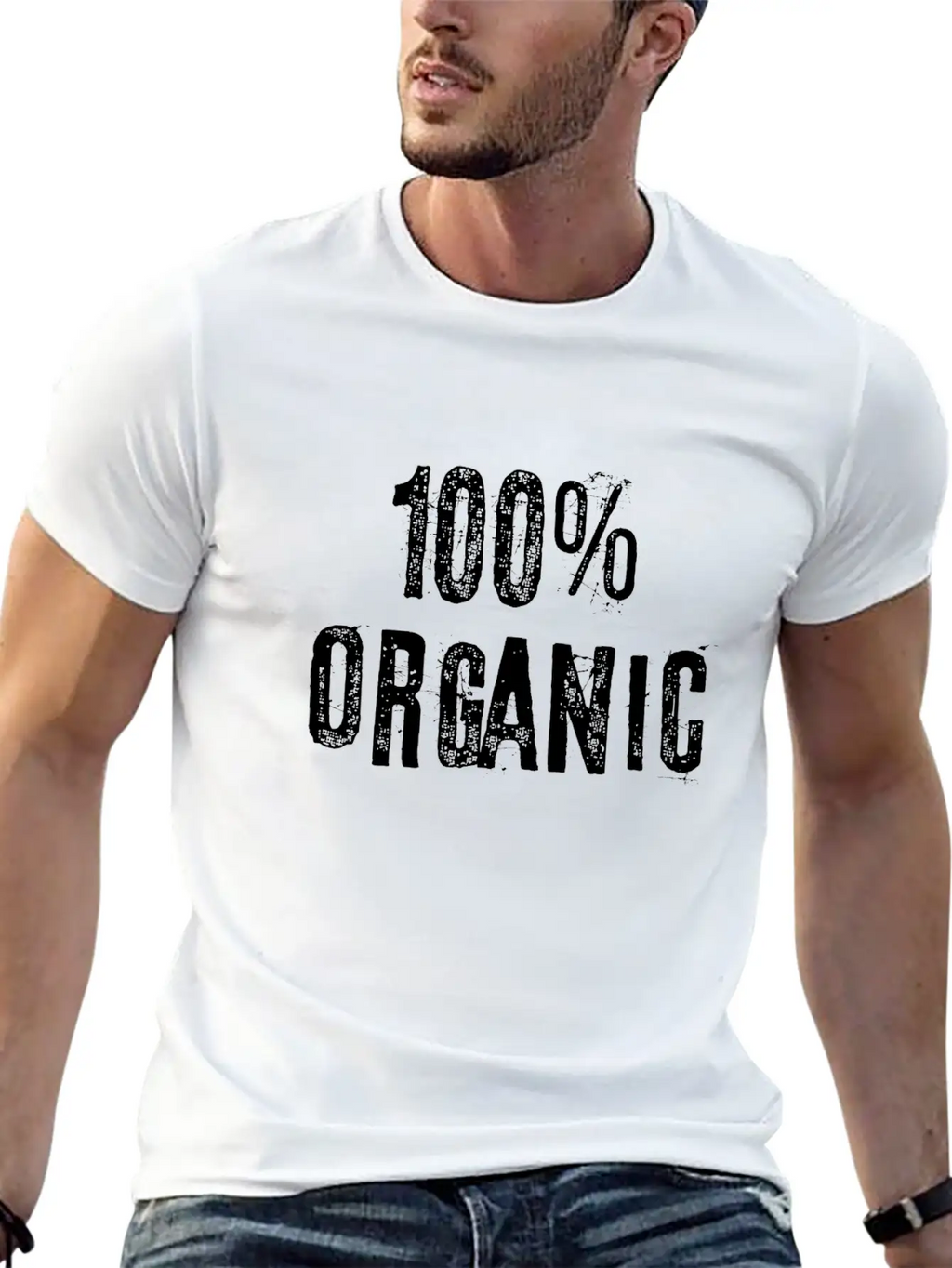 100 Percent Organic Classic Fit Graphic Tee For Daily Comfort – Unisex Cotton Shirt