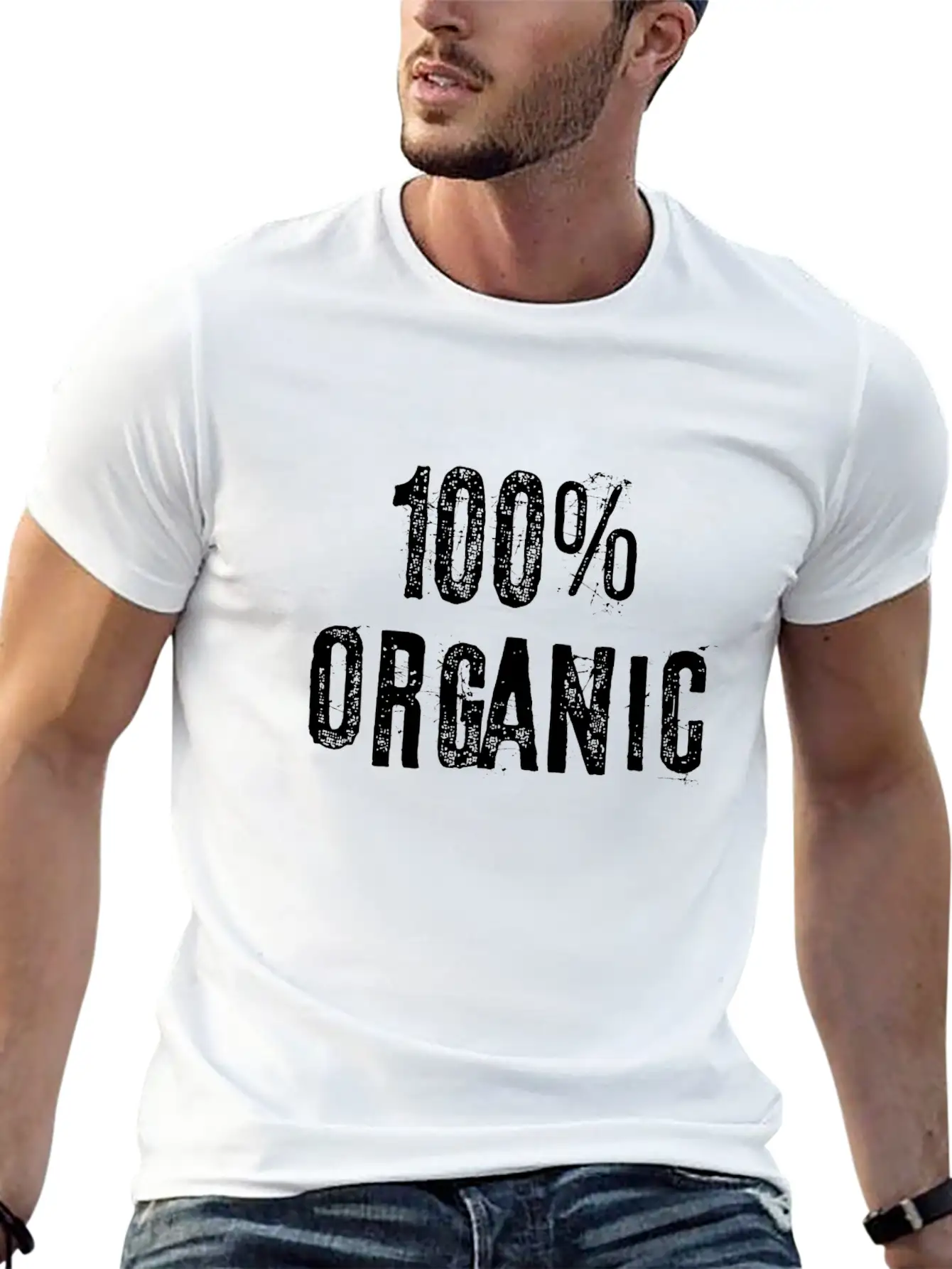 100 Percent Organic Classic Fit Graphic Tee For Daily Comfort – Unisex Cotton Shirt