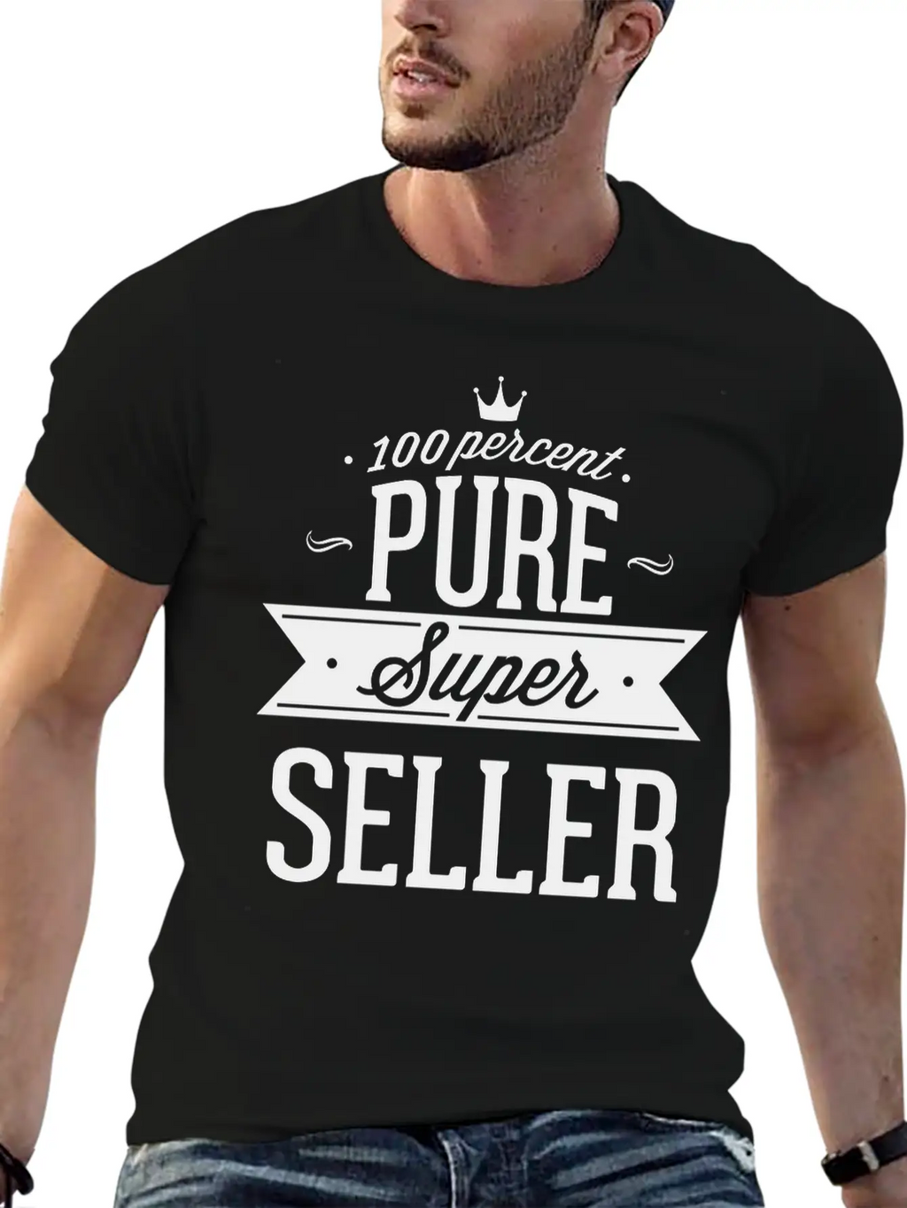 100 Percent Pure Super Seller Classic Crew Neck Graphic Tee – Everyday Minimal Look