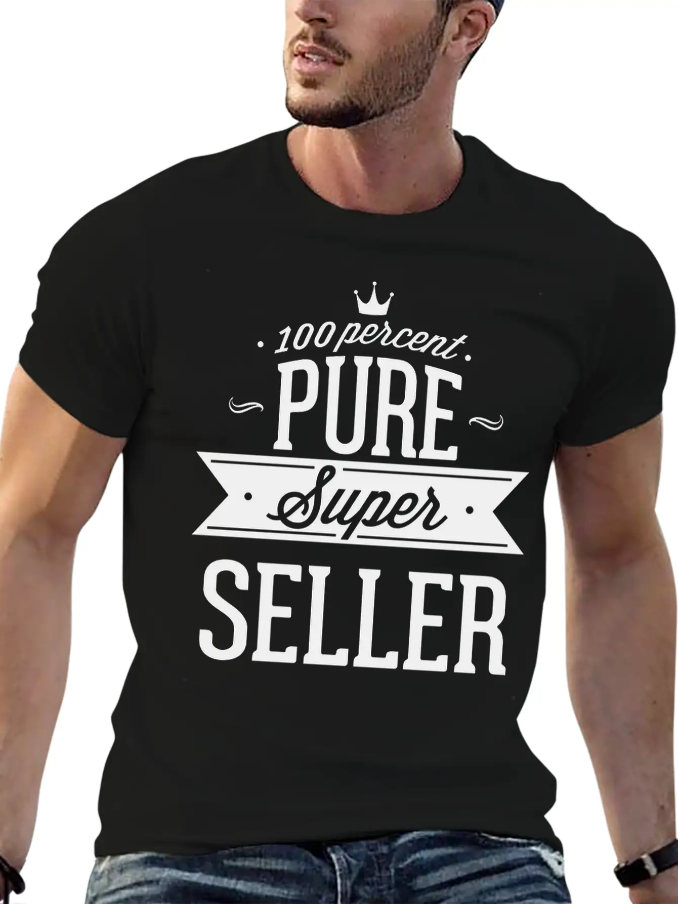 100 Percent Pure Super Seller Classic Crew Neck Graphic Tee – Everyday Minimal Look