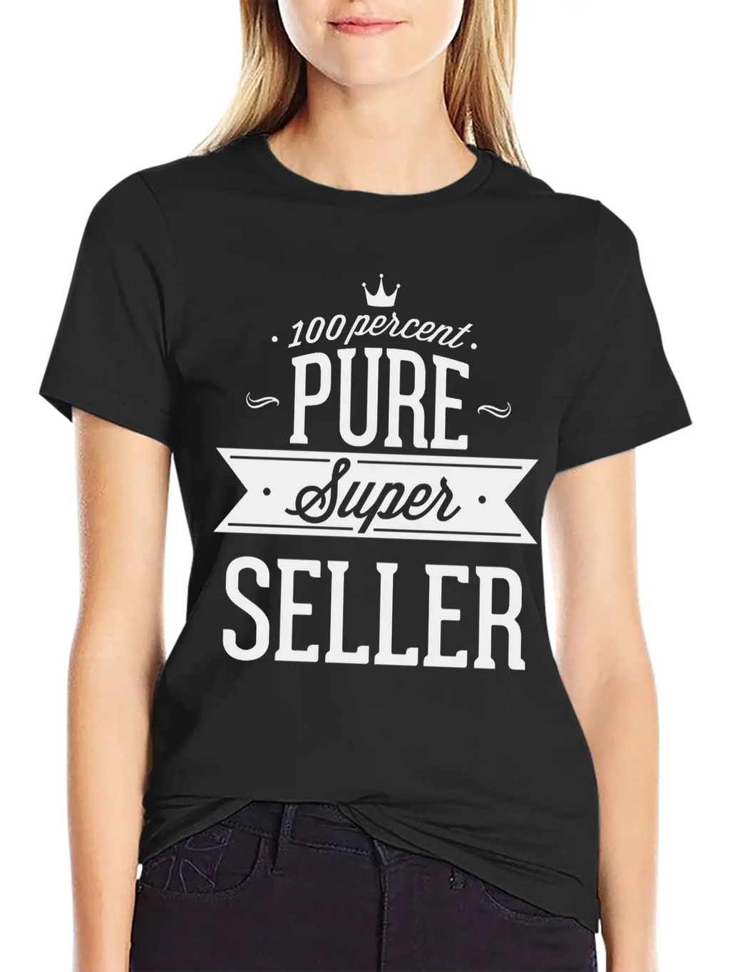 100 Percent Pure Super Seller Classic Crew Neck Graphic Tee – Everyday Minimal Look