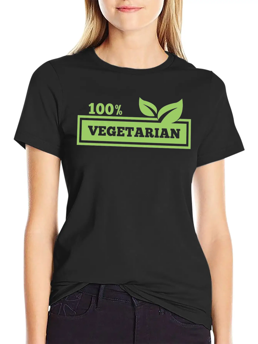 100% Vegetarian Classic Cotton Tee – Unisex Comfort For Any Season