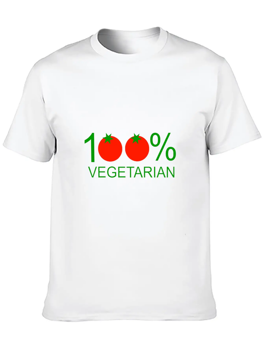 100% Vegetarian Unisex Casual T-Shirt – Clean Design For Daily Comfort