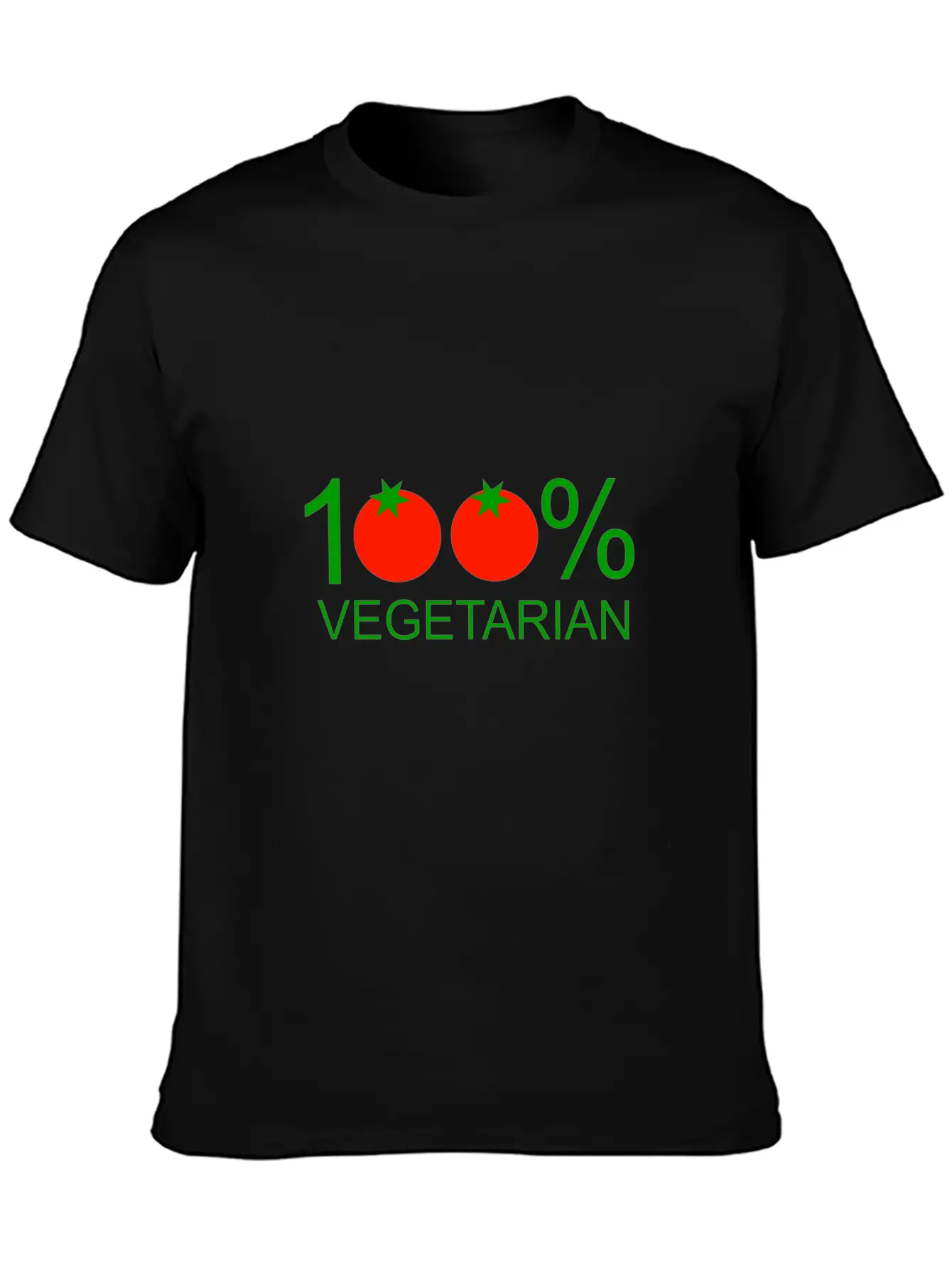 100% Vegetarian Unisex Casual T-Shirt – Clean Design For Daily Comfort
