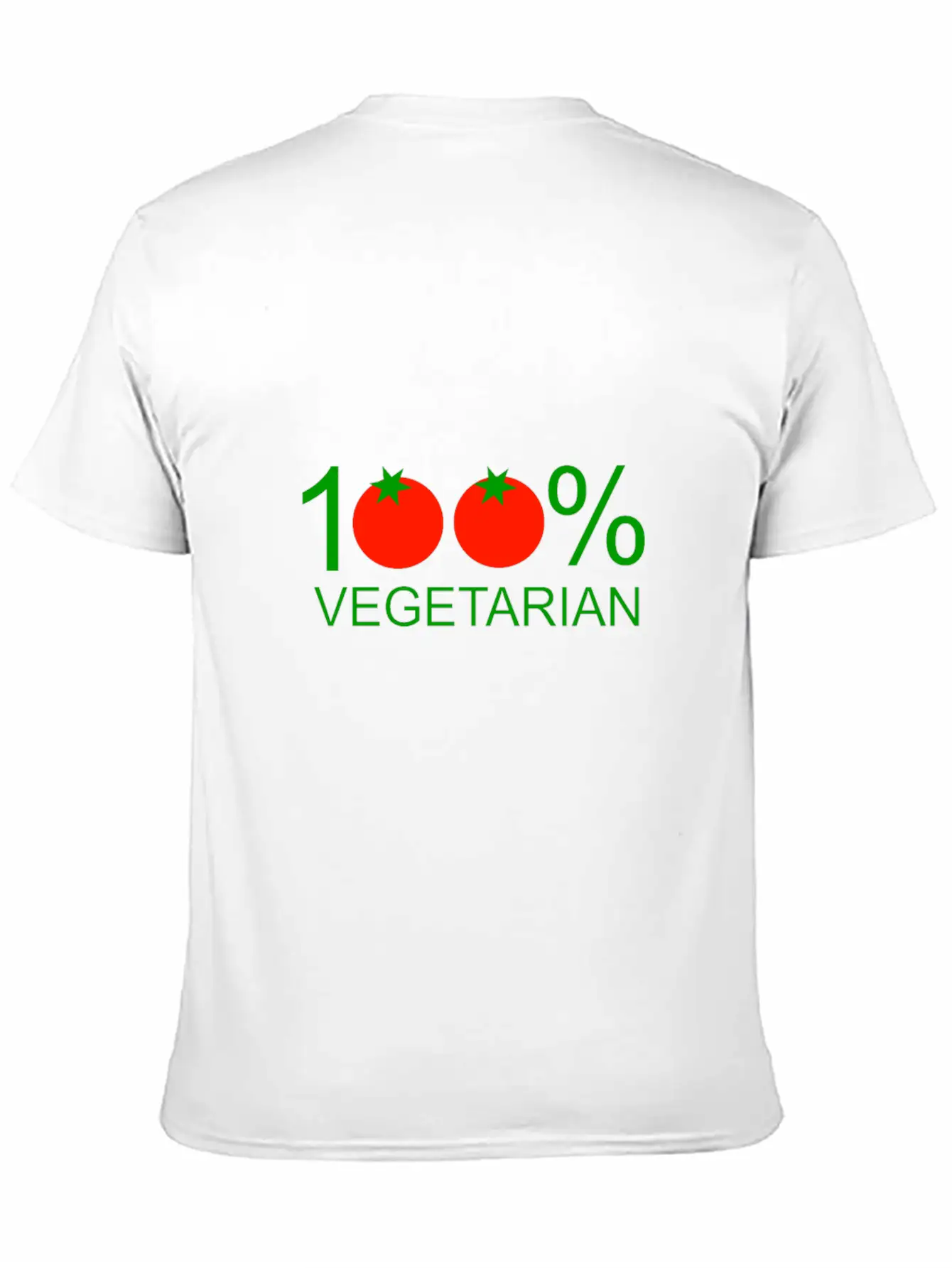 100% Vegetarian Unisex Casual T-Shirt – Clean Design For Daily Comfort