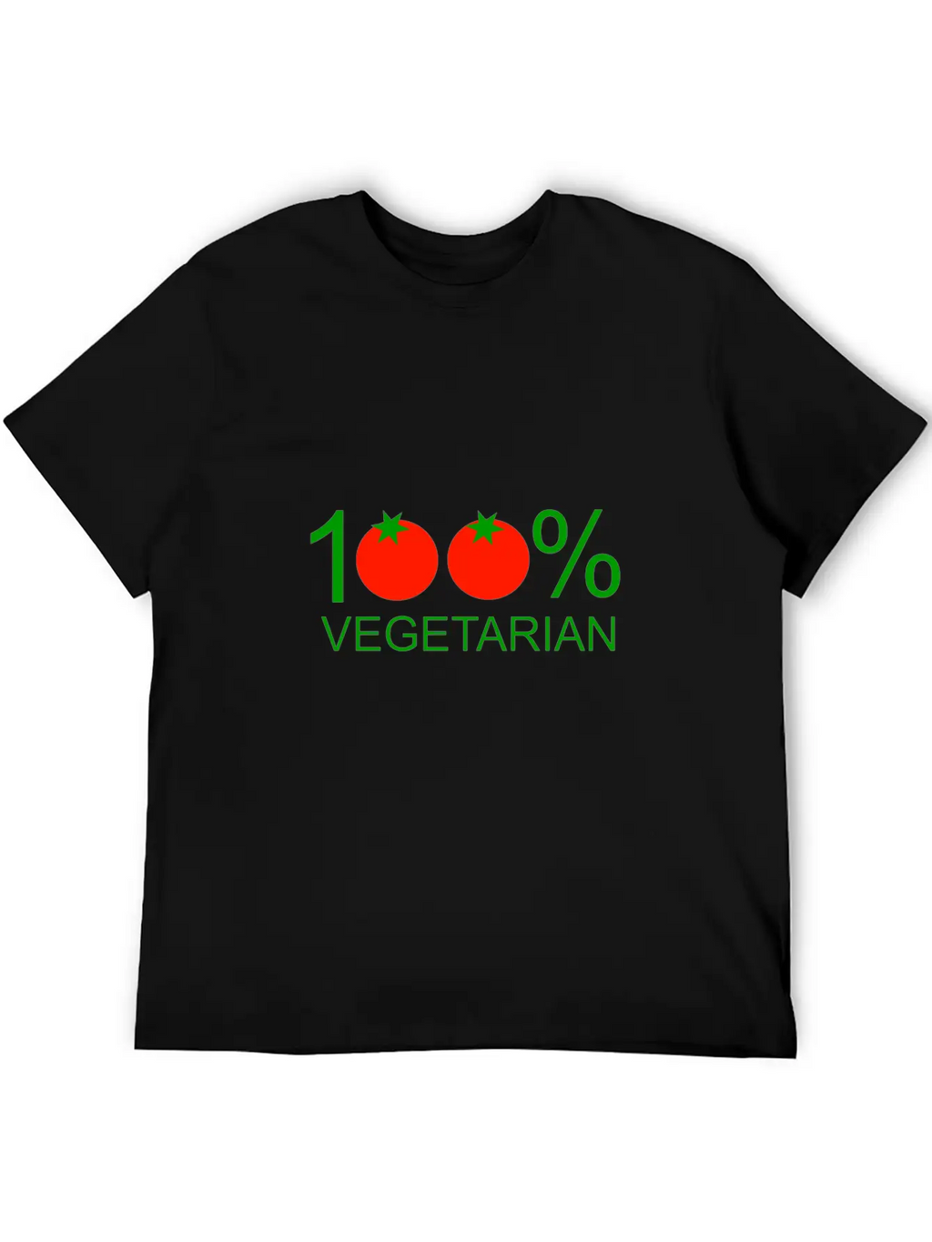 100% Vegetarian Unisex Casual T-Shirt – Clean Design For Daily Comfort