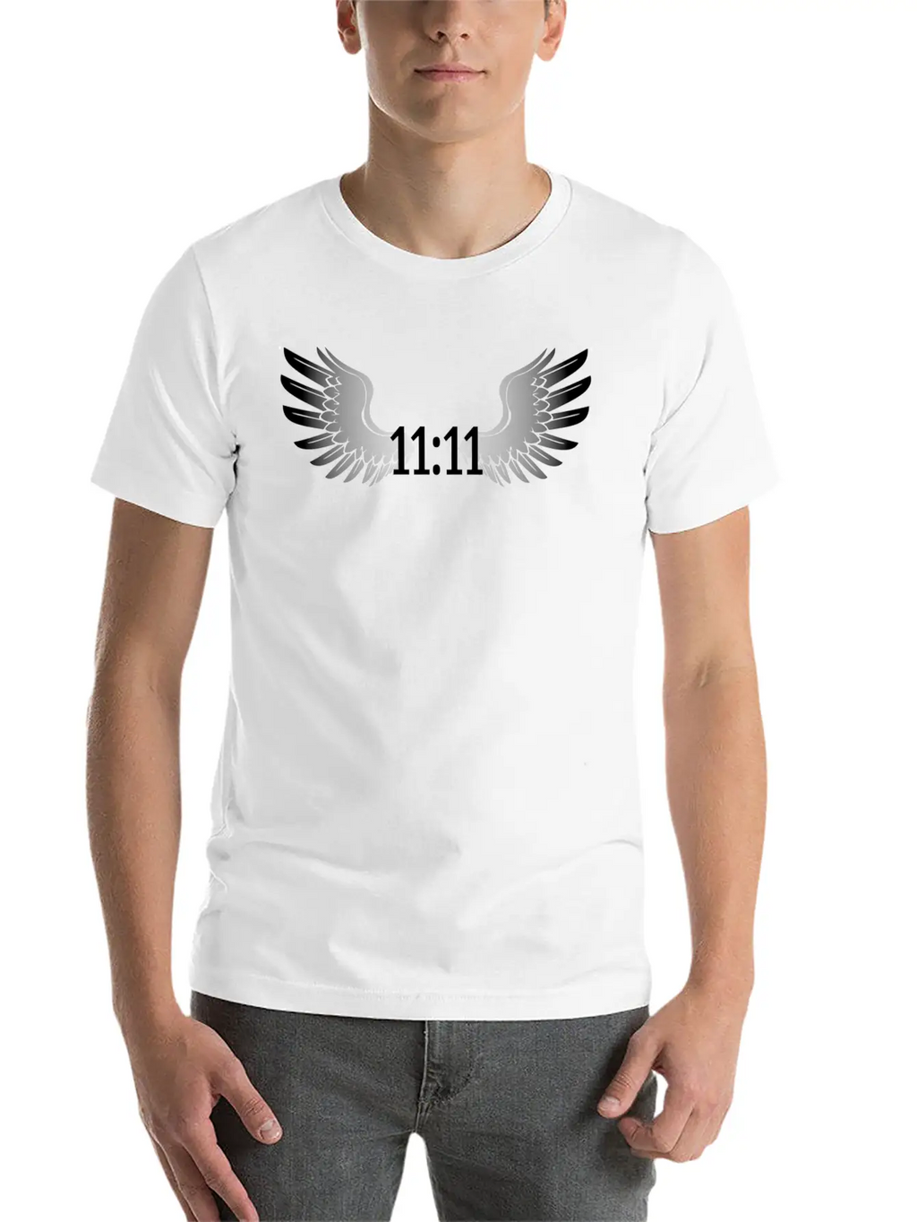 1111 Synchronicity Angel Number Manifestation Nume Comfortable Minimalist Graphic Tee – Summer Style Essential