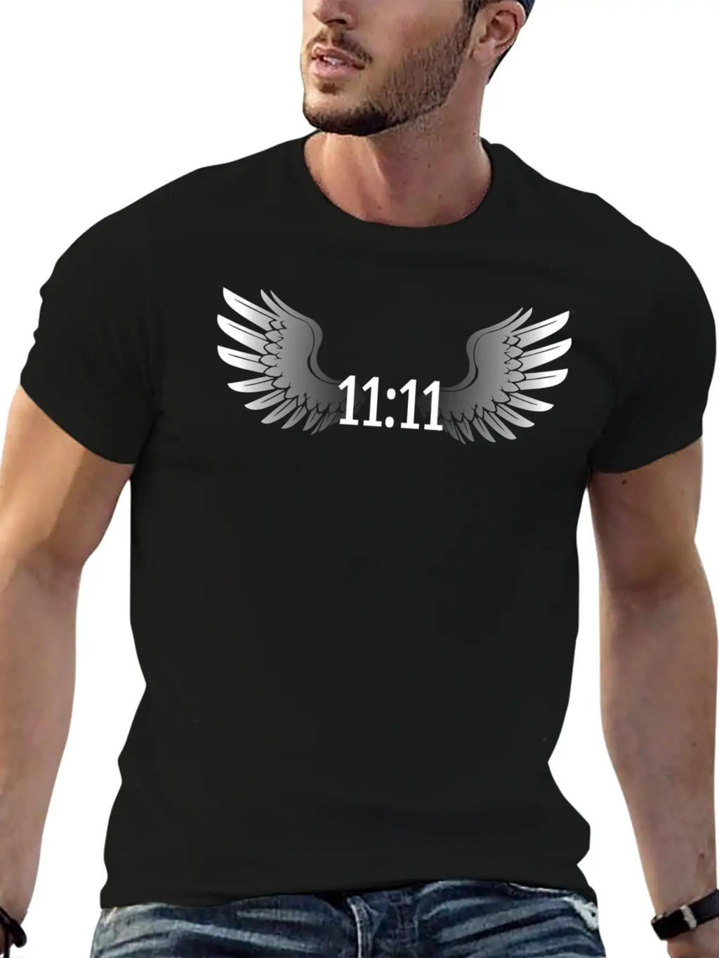 1111 Synchronicity Angel Number Manifestation Nume Comfortable Minimalist Graphic Tee – Summer Style Essential