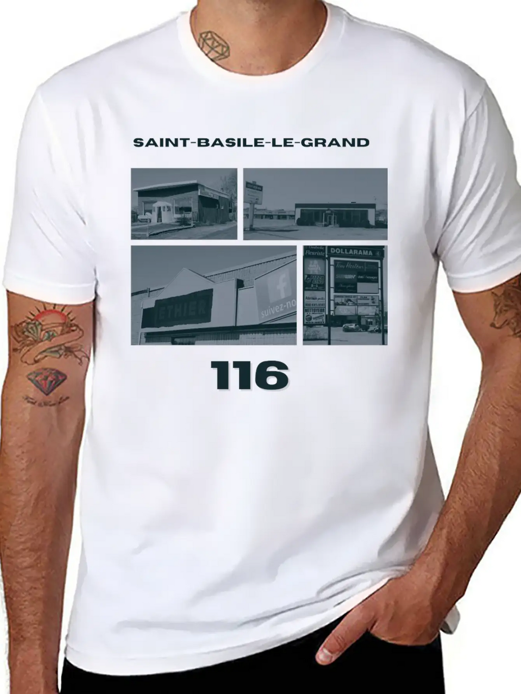 116 Saint-Basile-le-Grand Timeless Short Sleeve Tee – Comfy And Minimalist Design