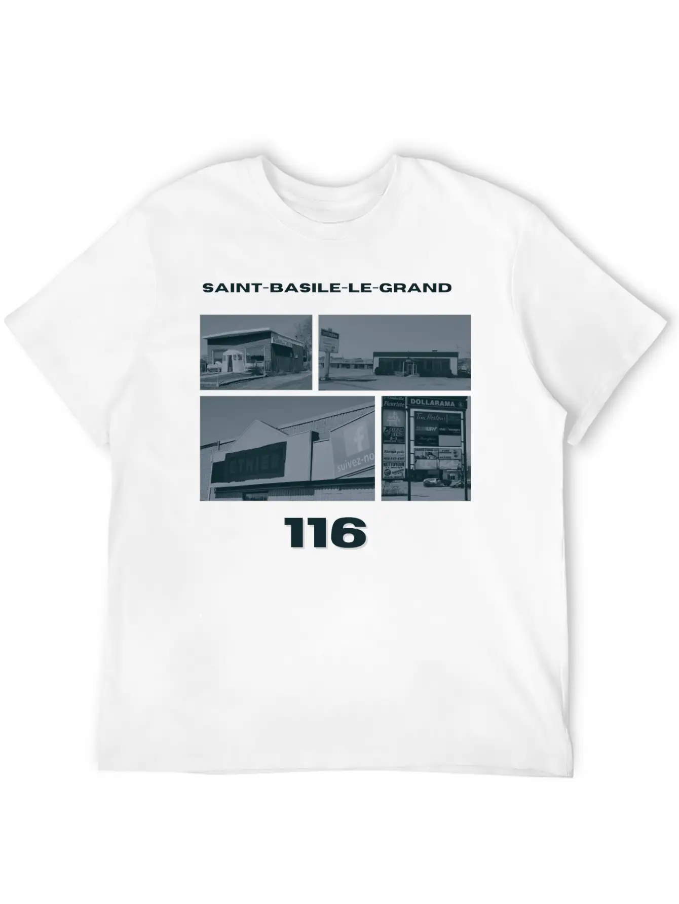 116 Saint-Basile-le-Grand Timeless Short Sleeve Tee – Comfy And Minimalist Design