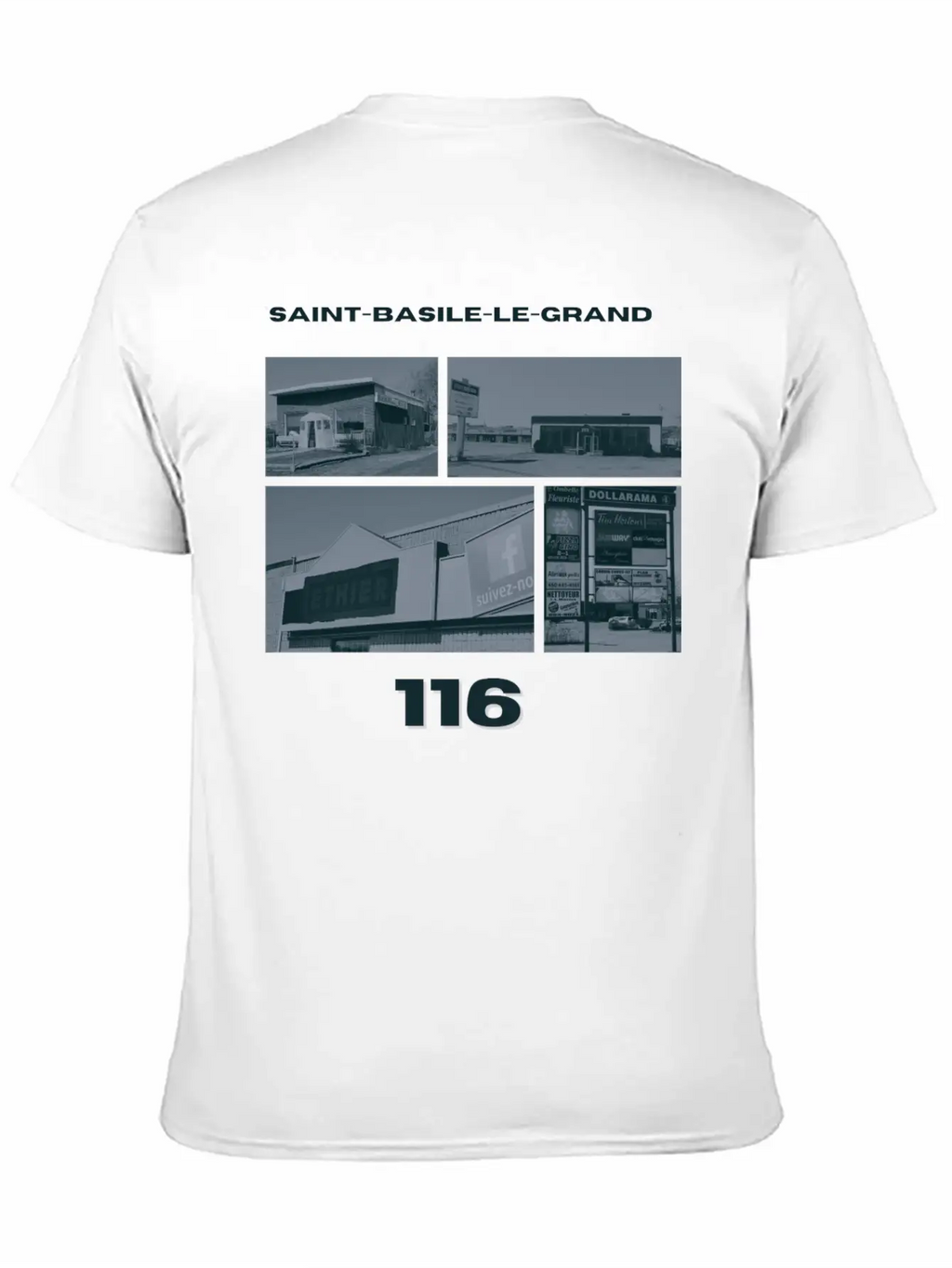116 Saint-Basile-le-Grand Timeless Short Sleeve Tee – Comfy And Minimalist Design