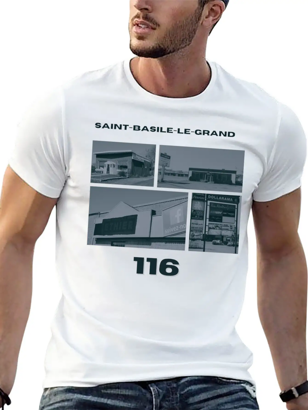 116 Saint-Basile-le-Grand Timeless Short Sleeve Tee – Comfy And Minimalist Design