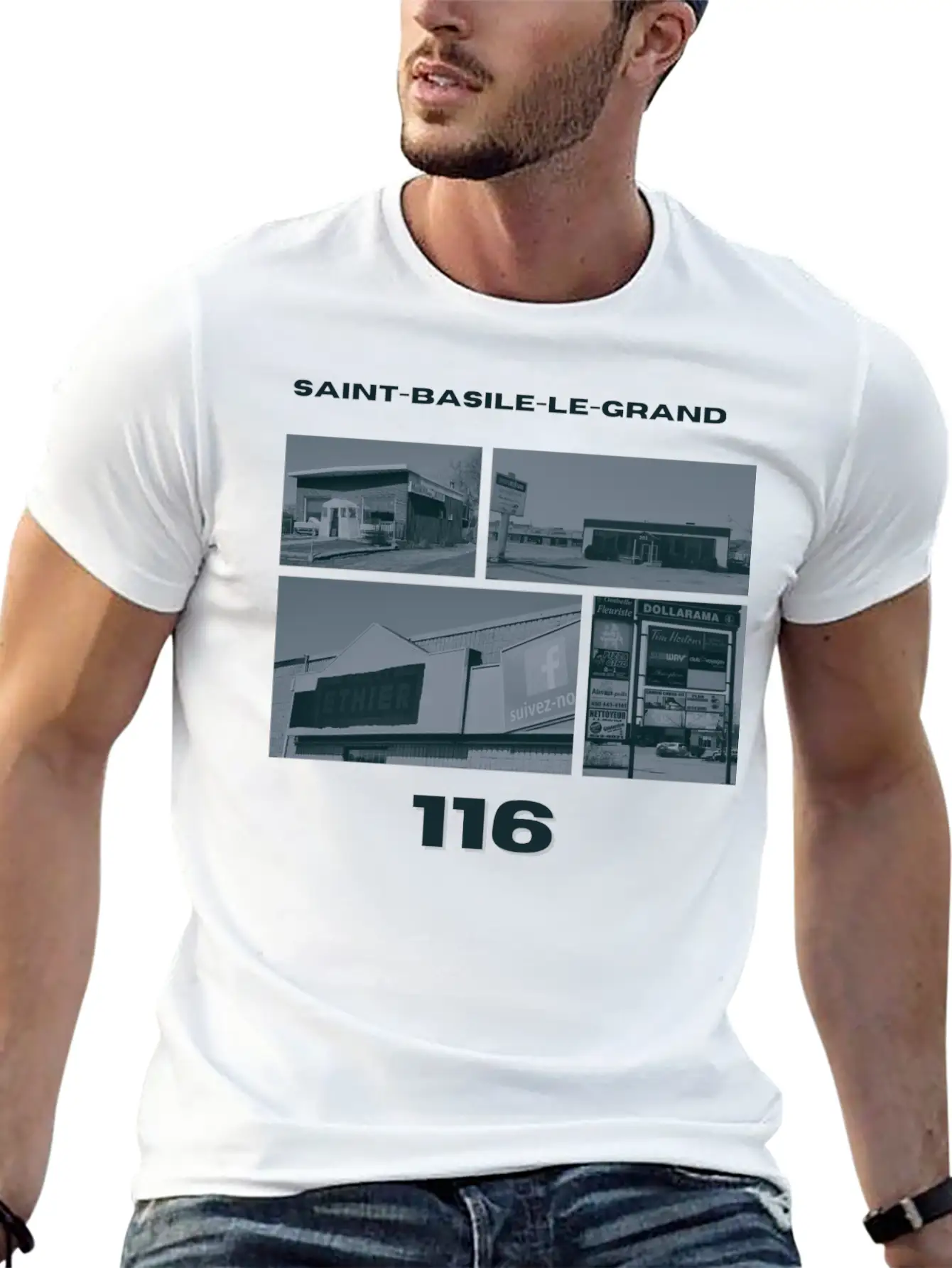 116 Saint-Basile-le-Grand Timeless Short Sleeve Tee – Comfy And Minimalist Design