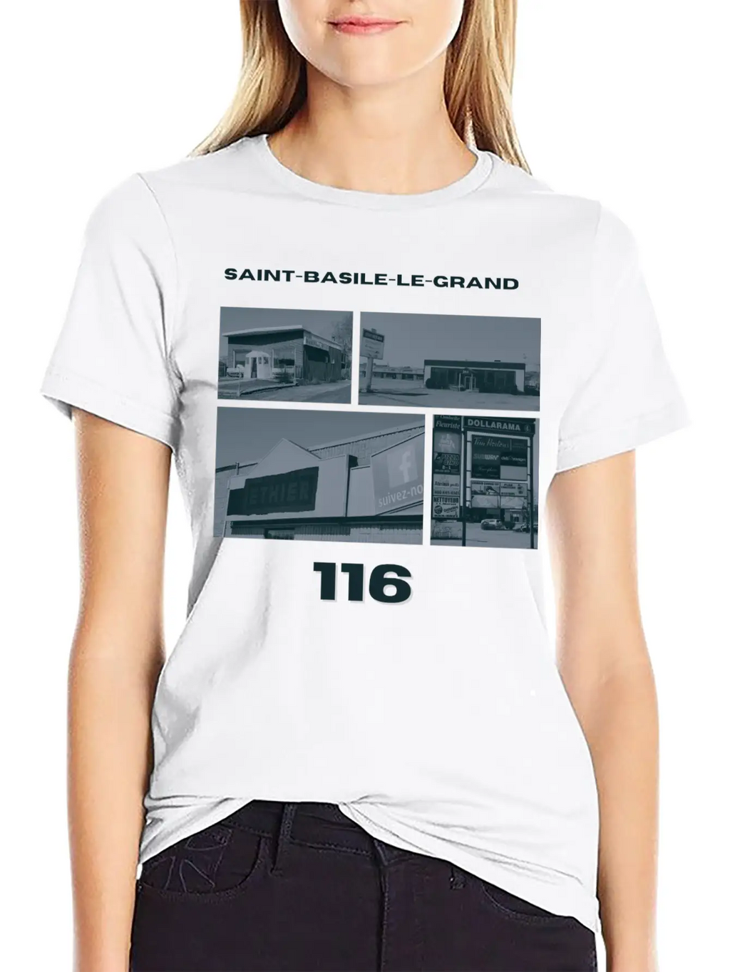 116 Saint-Basile-le-Grand Timeless Short Sleeve Tee – Comfy And Minimalist Design