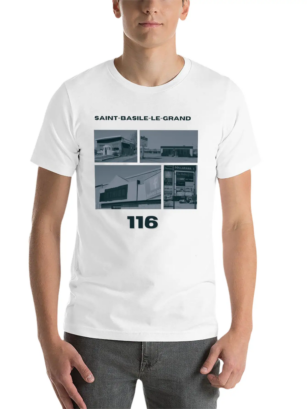 116 Saint-Basile-le-Grand Timeless Short Sleeve Tee – Comfy And Minimalist Design