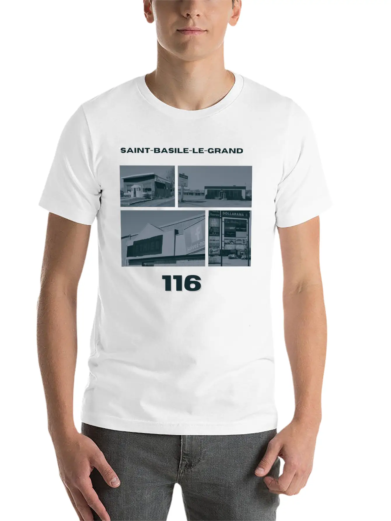 116 Saint-Basile-le-Grand Timeless Short Sleeve Tee – Comfy And Minimalist Design