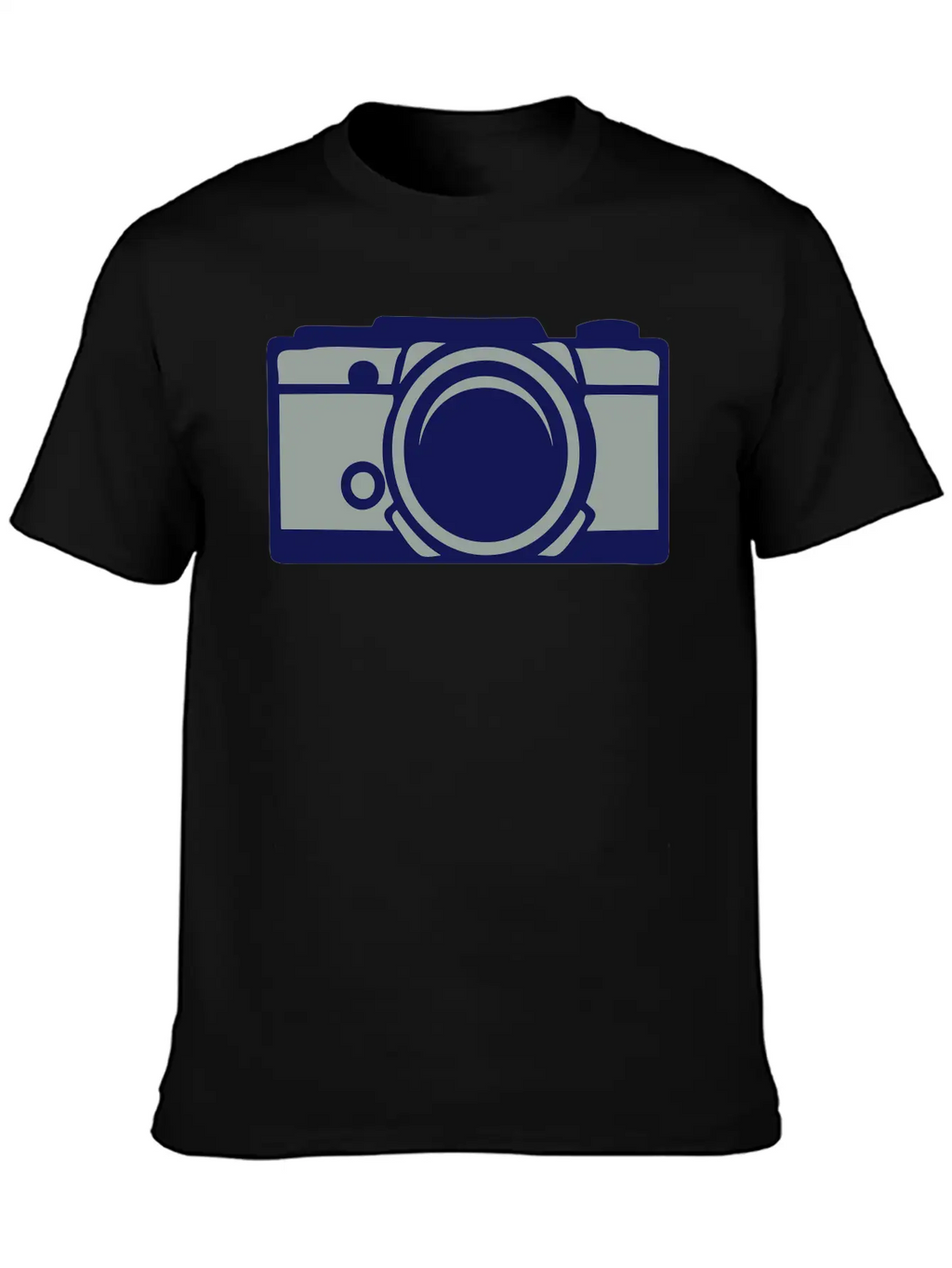 1201 Old Camera Basic Graphic T-Shirt – Daily Comfort In Soft Cotton