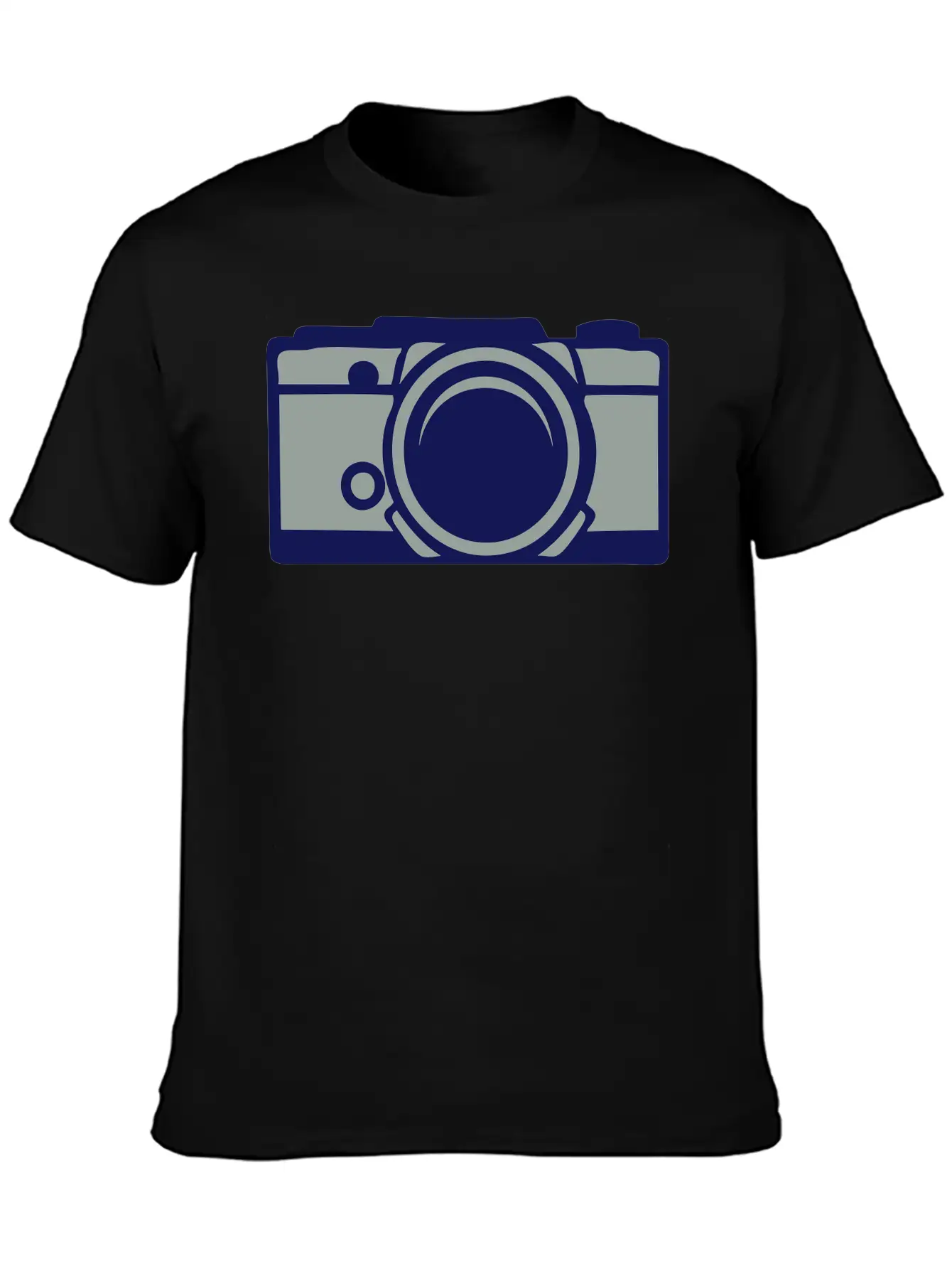 1201 Old Camera Basic Graphic T-Shirt – Daily Comfort In Soft Cotton