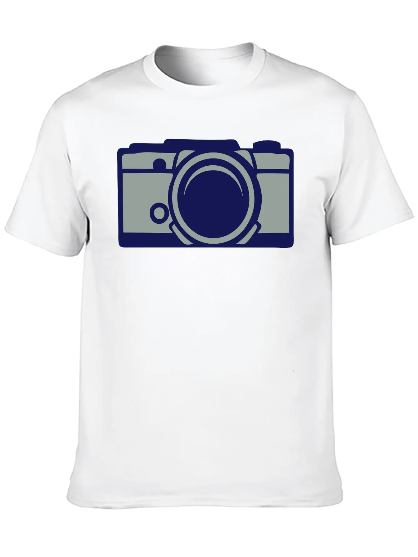 1201 Old Camera Basic Graphic T-Shirt – Daily Comfort In Soft Cotton