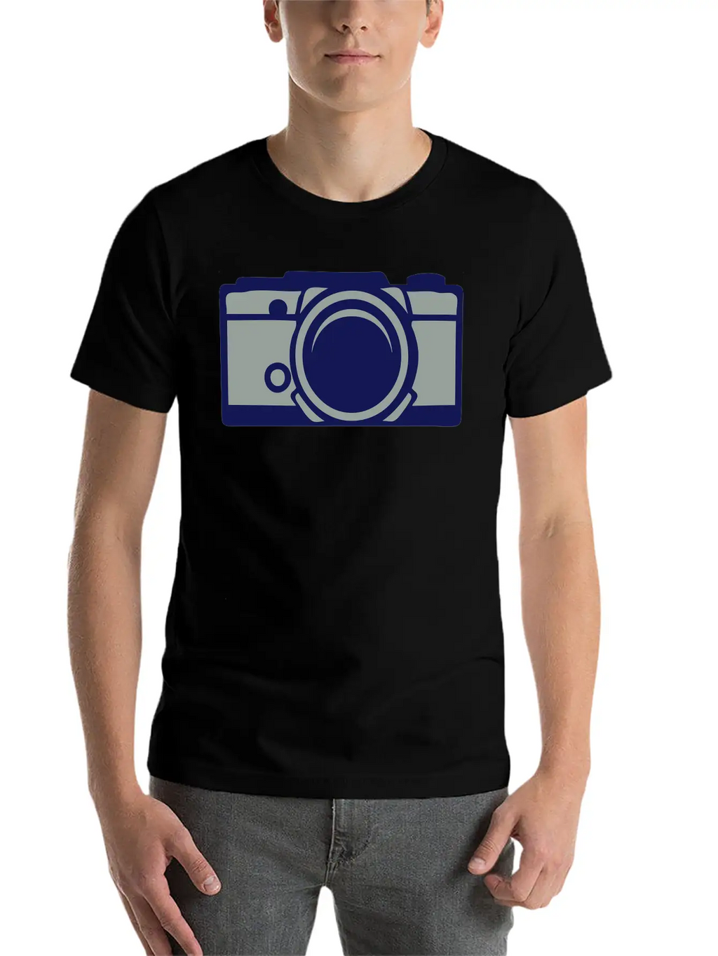 1201 Old Camera Basic Graphic T-Shirt – Daily Comfort In Soft Cotton