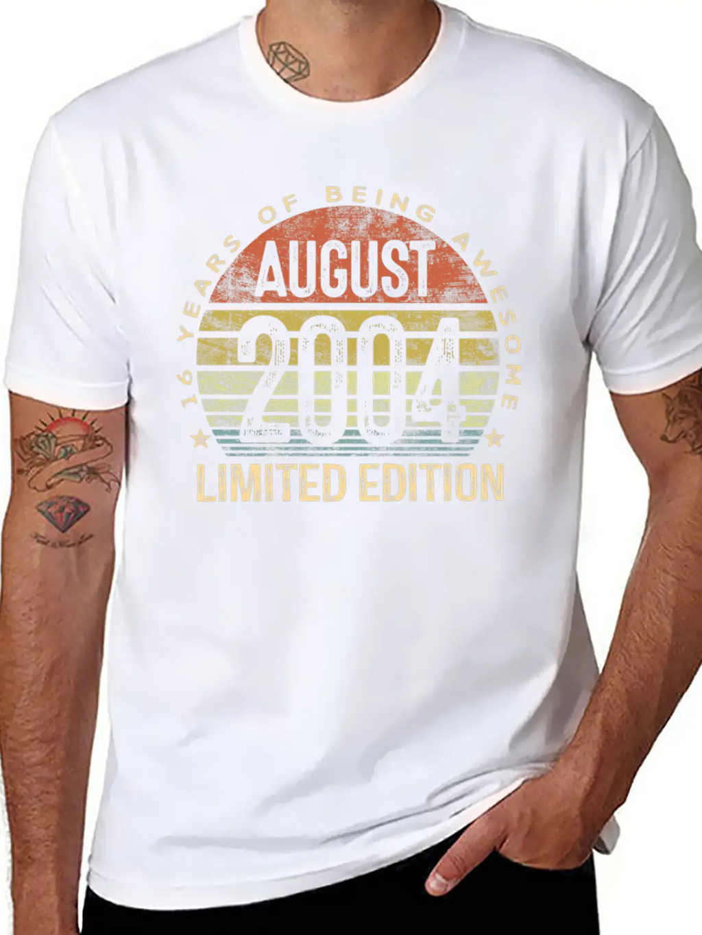 16 Years Of Being Awesome Bday N Timeless Short Sleeve Tee – Comfy And Minimalist Design