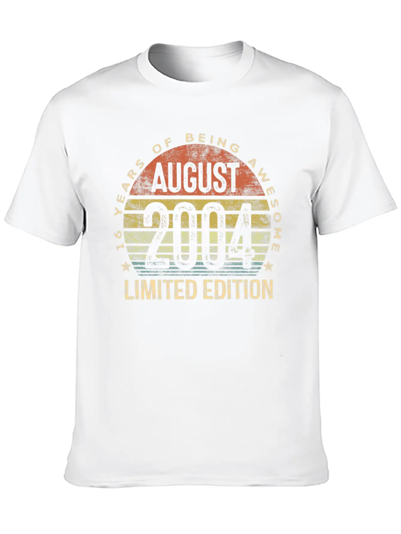 16 Years Of Being Awesome Bday N Timeless Short Sleeve Tee – Comfy And Minimalist Design