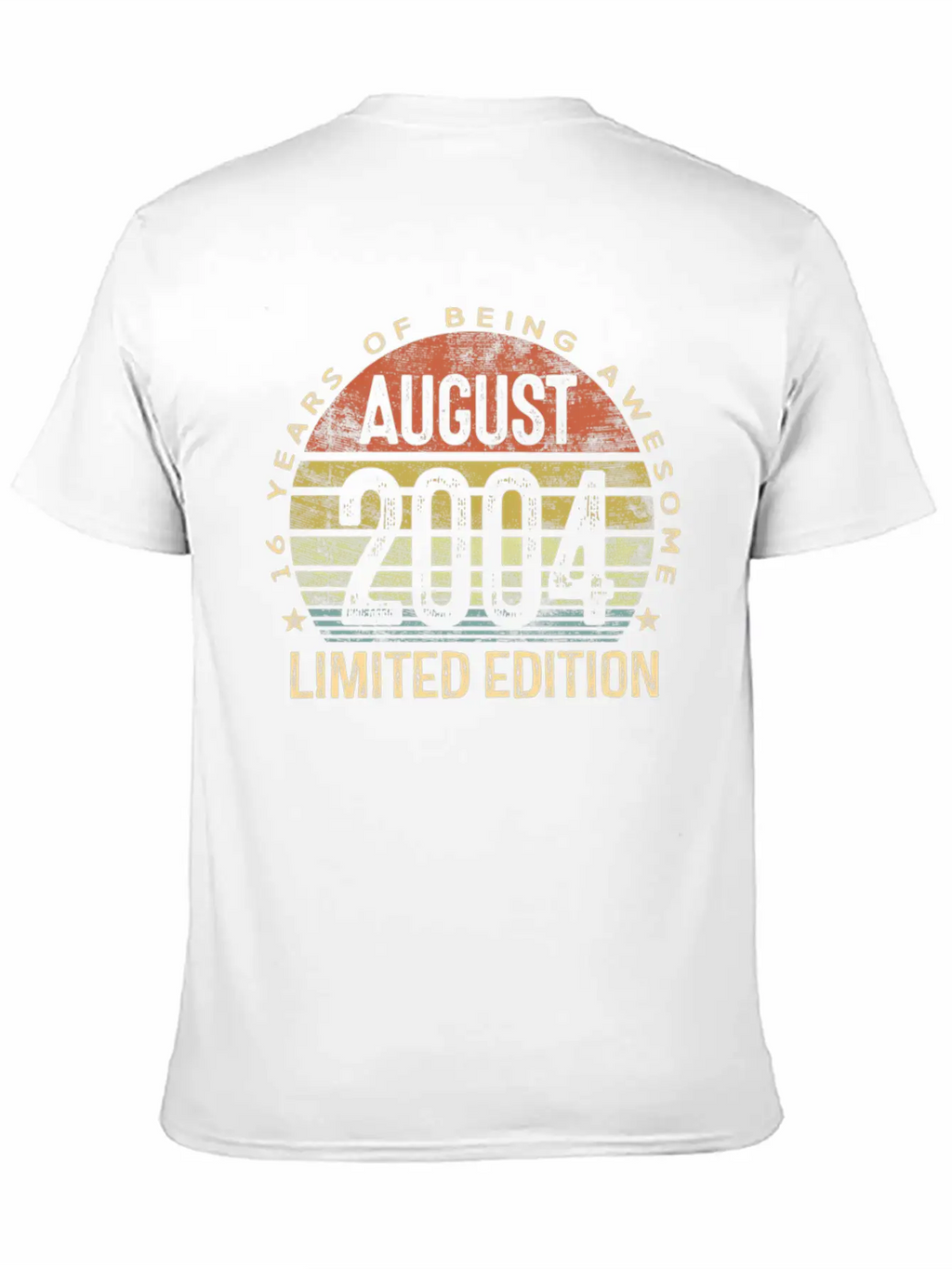 16 Years Of Being Awesome Bday N Timeless Short Sleeve Tee – Comfy And Minimalist Design