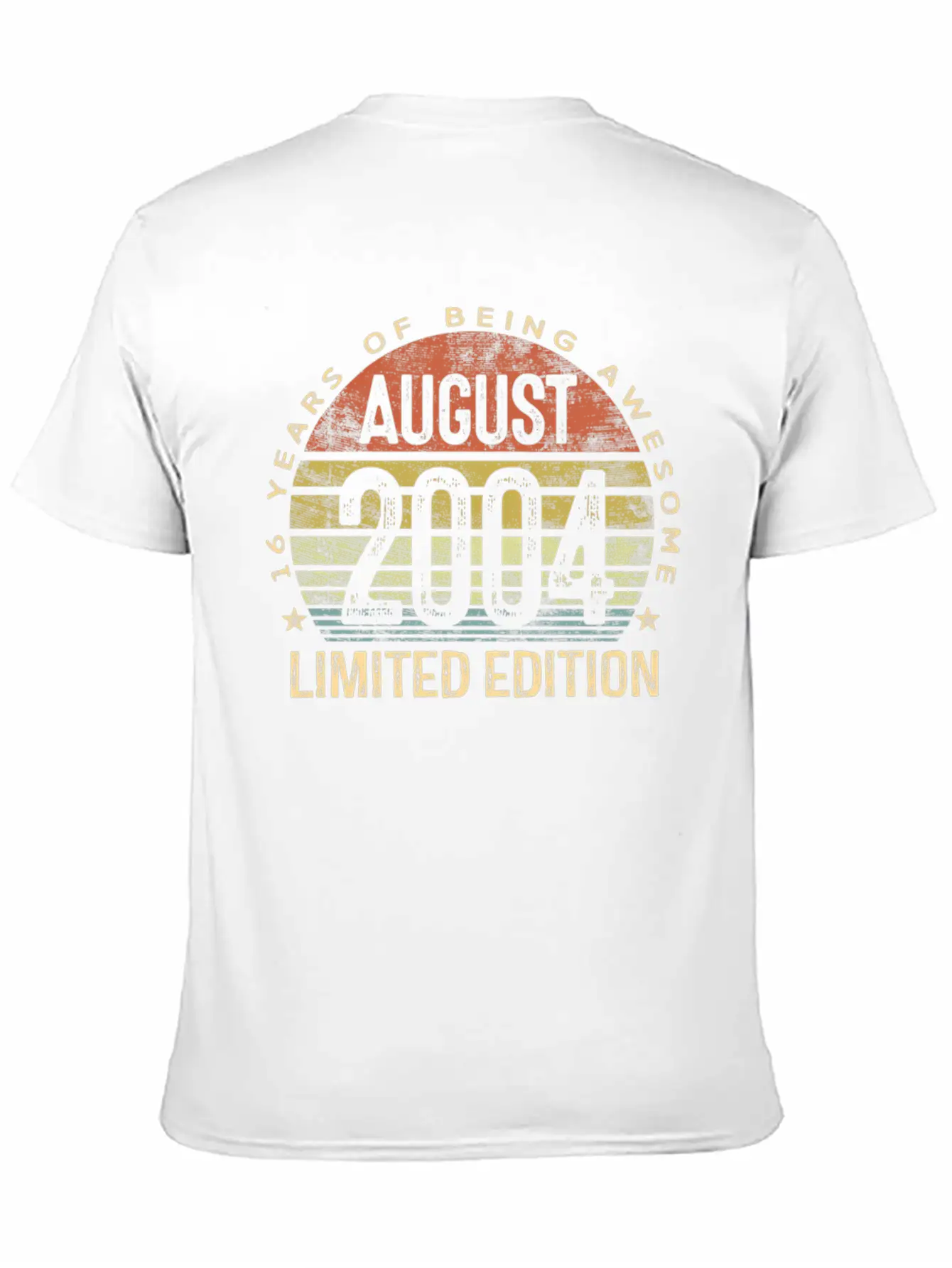 16 Years Of Being Awesome Bday N Timeless Short Sleeve Tee – Comfy And Minimalist Design
