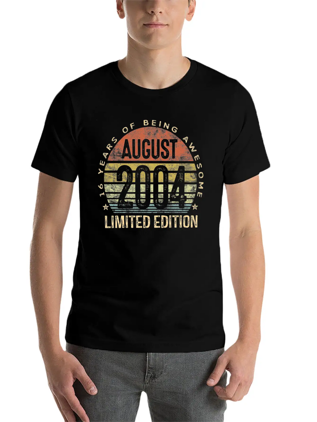 16 Years Of Being Awesome Bday N Timeless Short Sleeve Tee – Comfy And Minimalist Design