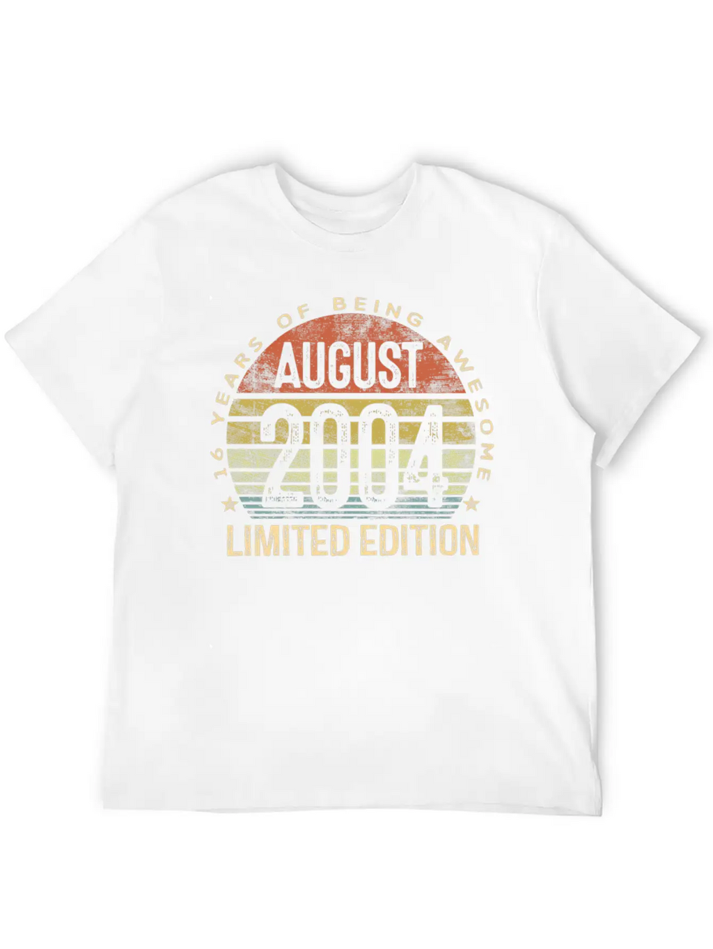 16 Years Of Being Awesome Bday N Timeless Short Sleeve Tee – Comfy And Minimalist Design