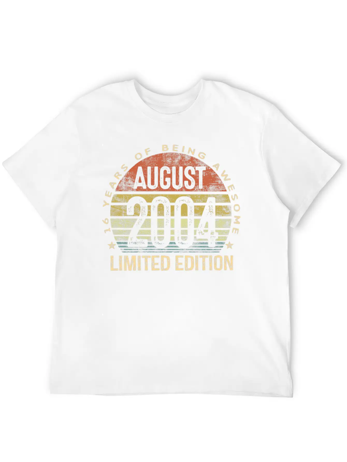 16 Years Of Being Awesome Bday N Timeless Short Sleeve Tee – Comfy And Minimalist Design
