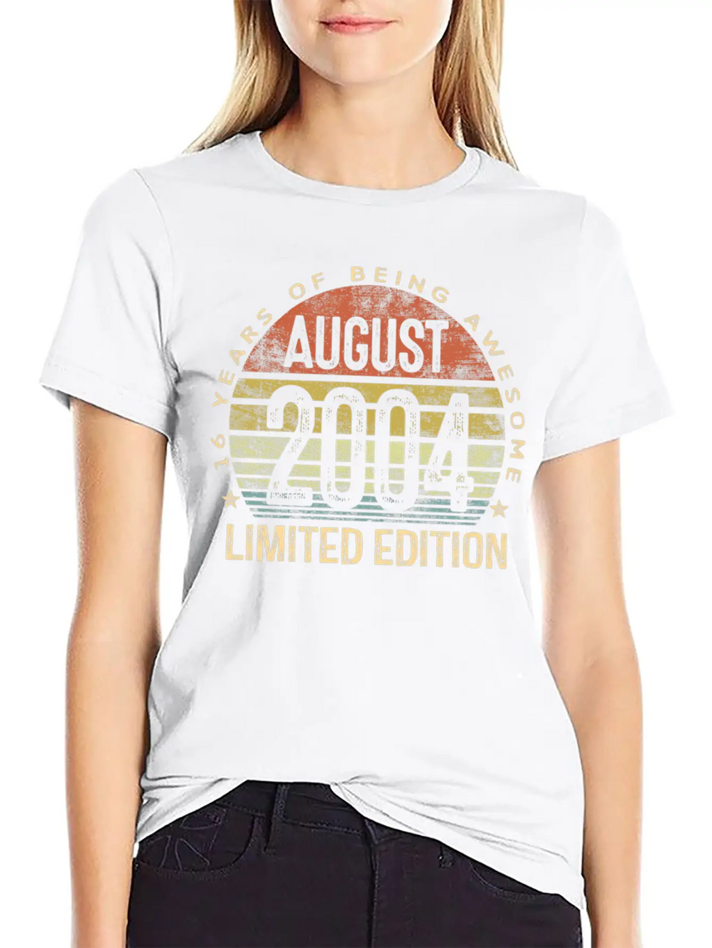 16 Years Of Being Awesome Bday N Timeless Short Sleeve Tee – Comfy And Minimalist Design