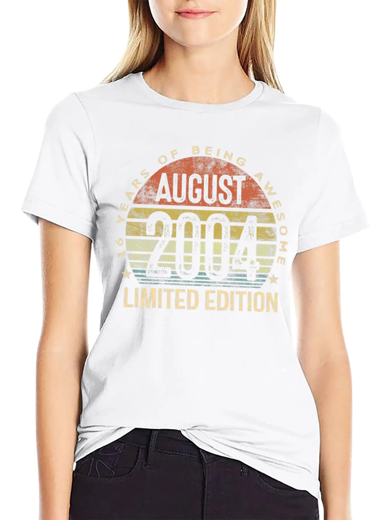16 Years Of Being Awesome Bday N Timeless Short Sleeve Tee – Comfy And Minimalist Design